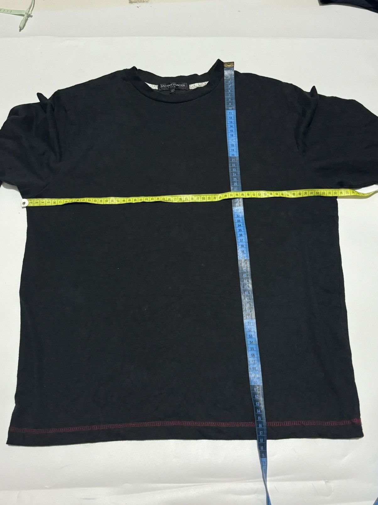 Yohji Yamamoto YOHJI YAMAMOTO Y'SACCS BLACK LONG SLEEVE Size US M / EU 48-50 / 2 - 7 Thumbnail