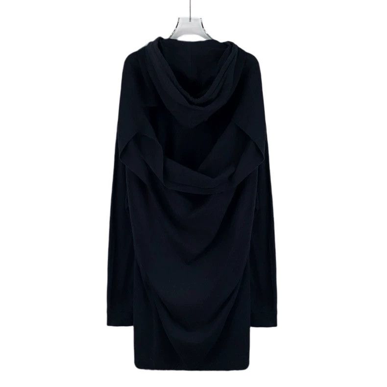 Balenciaga Balenciaga Black logo monogrammed cotton hooded drawstring Size US S / EU 44-46 / 1 - 2 Thumbnail