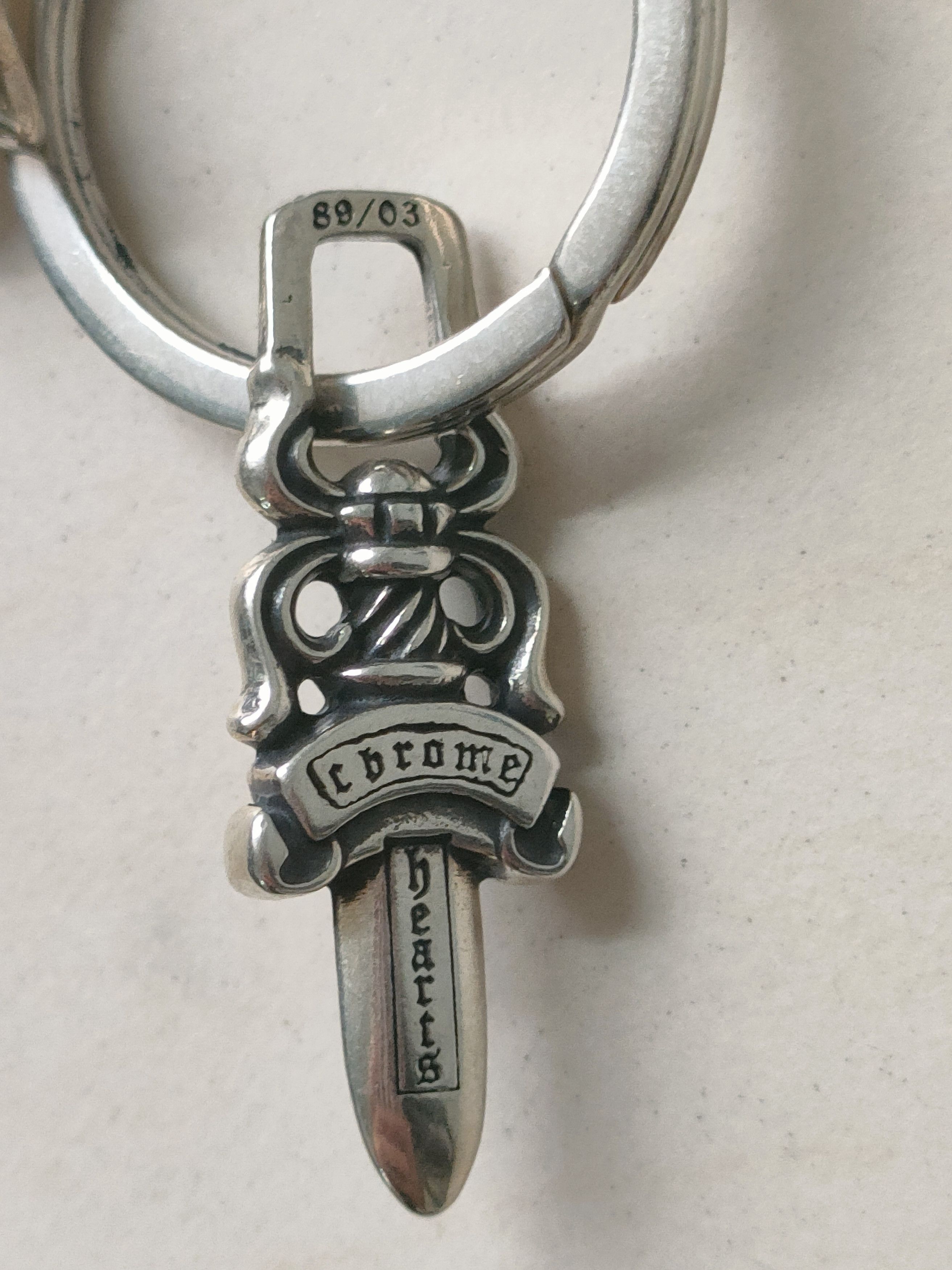 Chrome Hearts Chrome Hearts Silver Cross&Dagger Keychain Size ONE SIZE - 6 Thumbnail