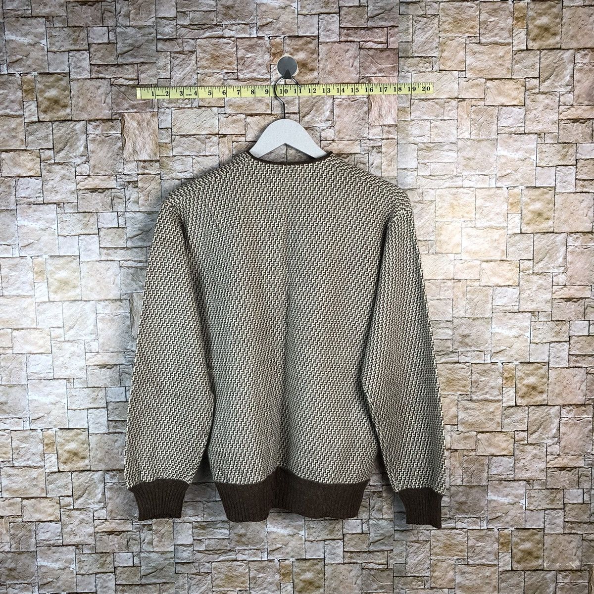 Homespun Knitwear × Japanese Brand Argus Brown vintage japan Knitwear #A1111 Size US M / EU 48-50 / 2 - 12 Thumbnail
