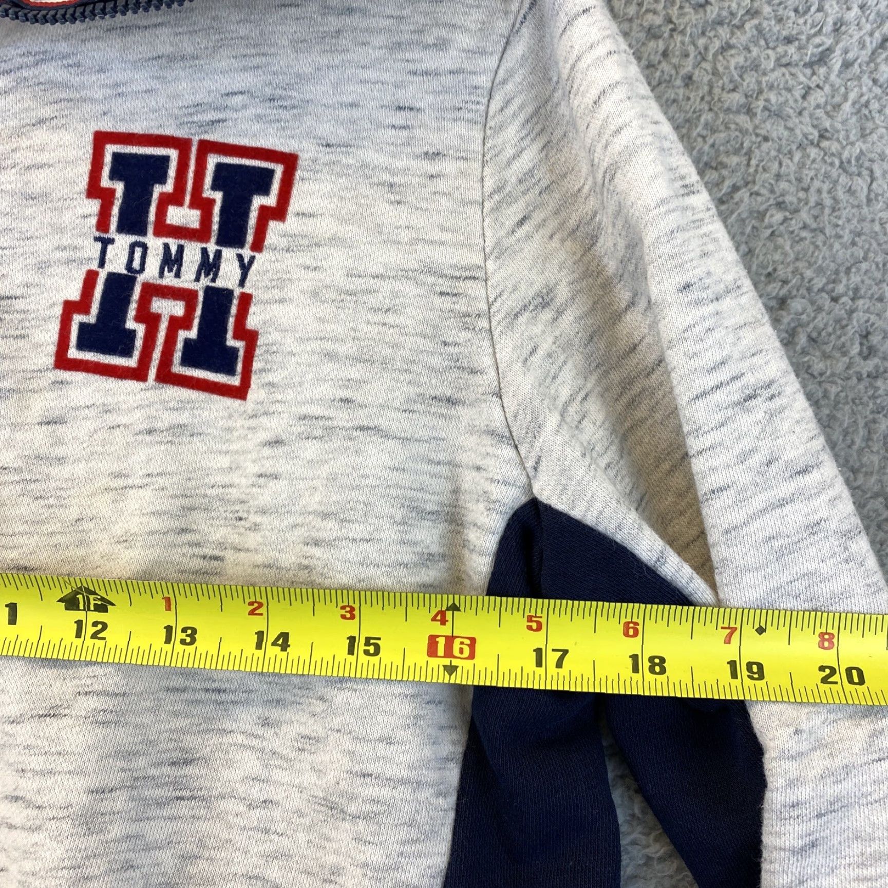 Tommy Hilfiger Tommy Hilfiger Light Gray Full Zip Sweater Jacket Womens Sz S Small 53-10 Cardigan Long Sleeve Knit 100% Cotton Fully Zip Front Size S / US 4 / IT 40 - 4 Thumbnail