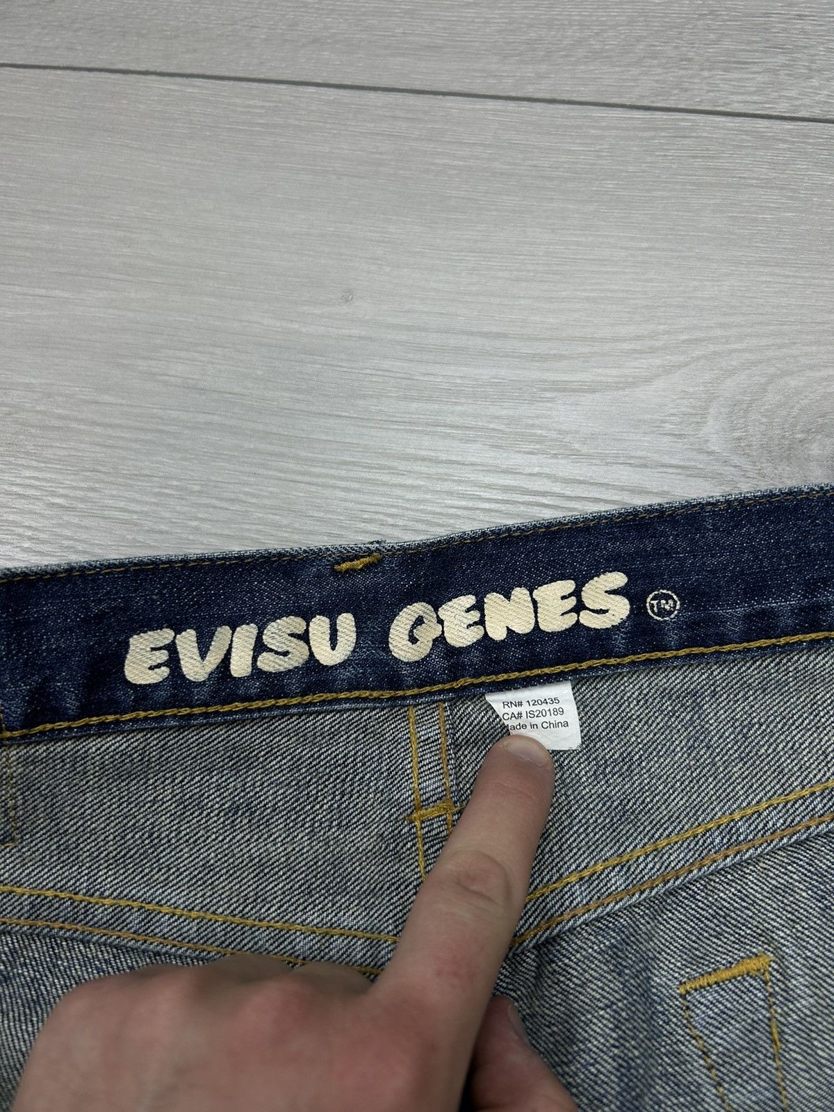 Japanese Brand × Vintage Evisu Vintage denim jeans size 33 Size US 33 - 9 Thumbnail