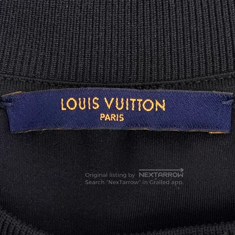 Louis Vuitton Louis Vuitton Black floral-print crewneck short-sleeve T-s Size US L / EU 52-54 / 3 - 7 Thumbnail