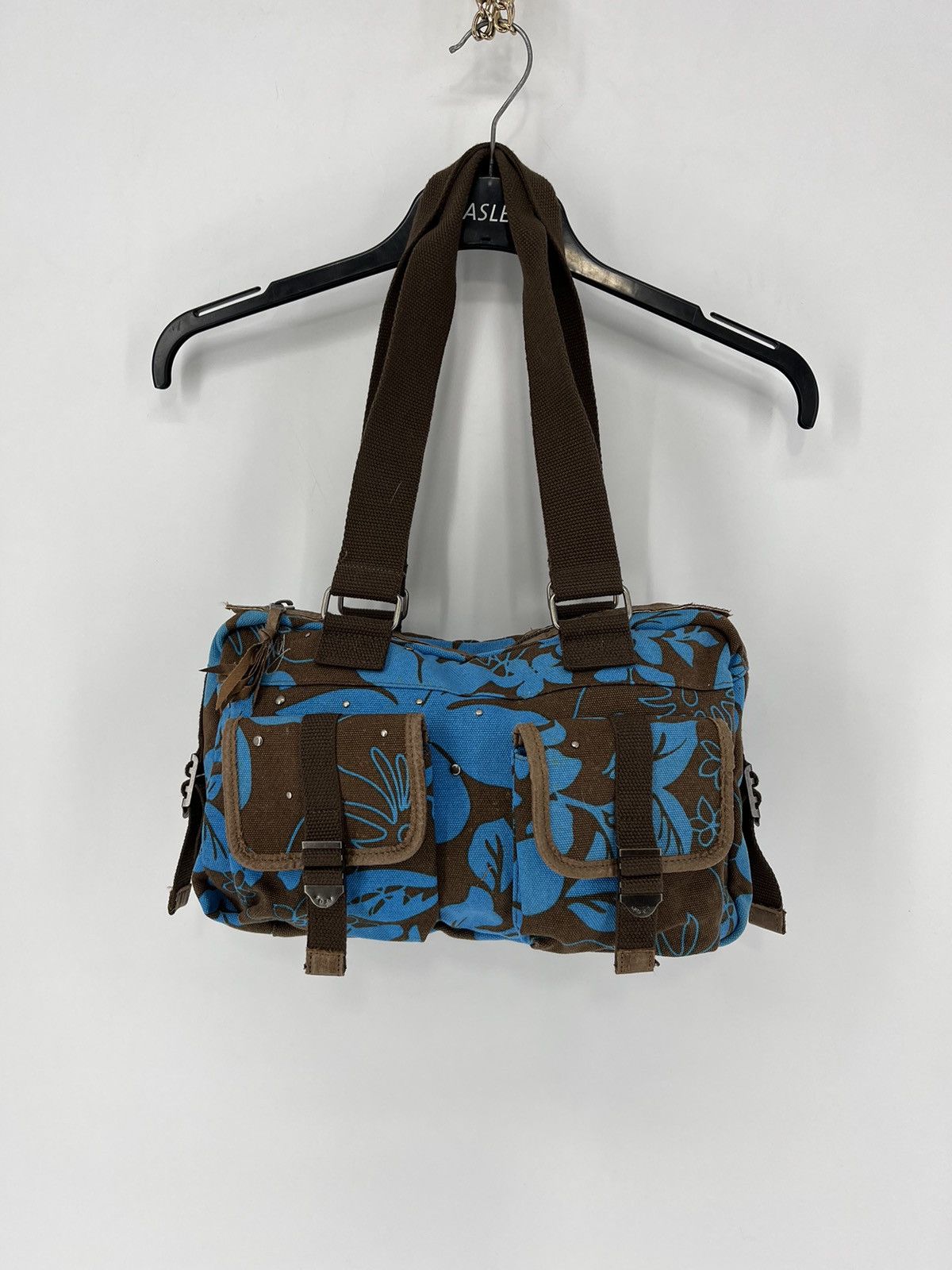Quiksilver Vintage Y2K Roxy Quiksilver Abstract Shoulder Messenger Bag Size ONE SIZE - 4 Thumbnail