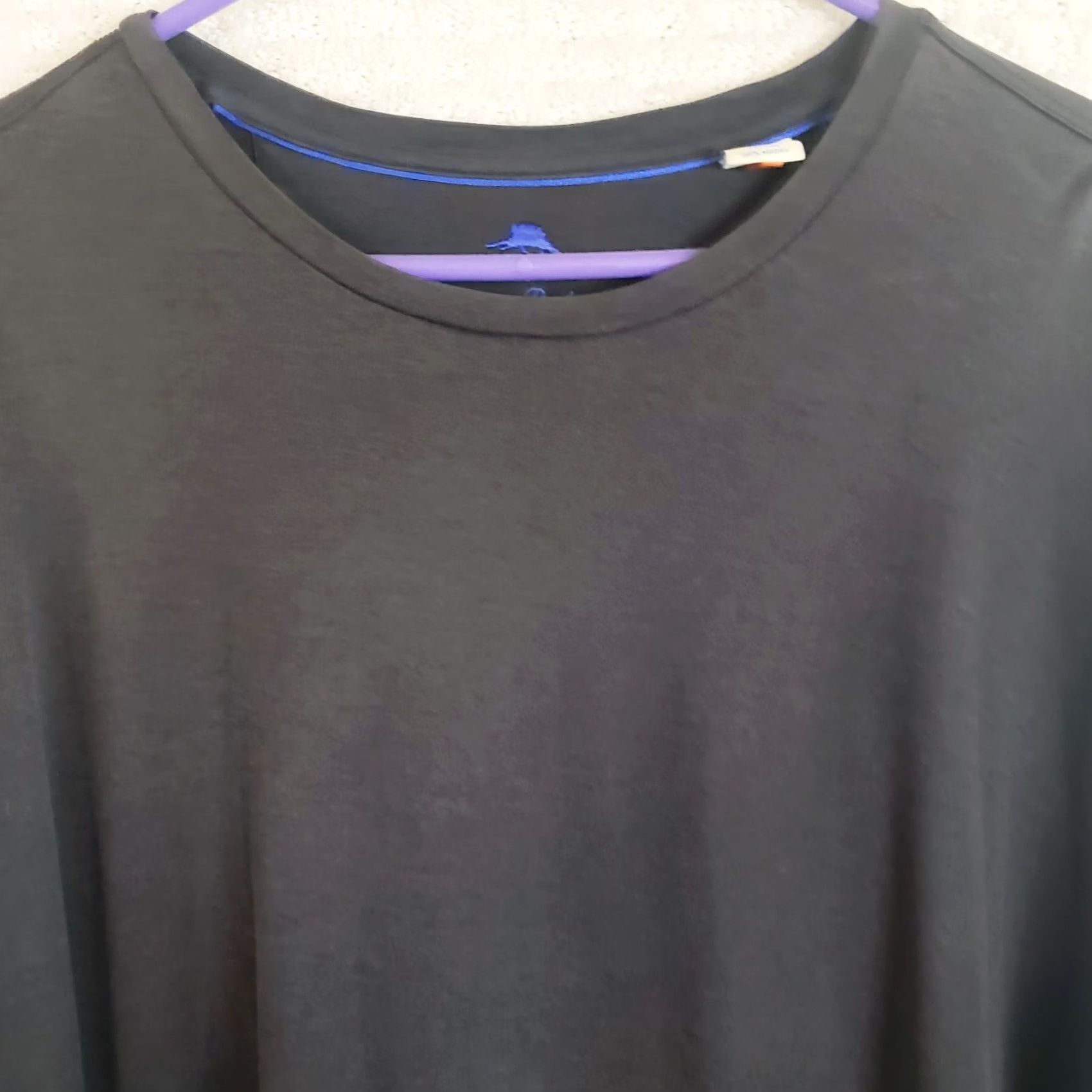Tommy Bahama Tommy Bahama Shirt Mens XL Black Short Sleeve Pocket Tee Cotton Modal Size US XL / EU 56 / 4 - 3 Thumbnail