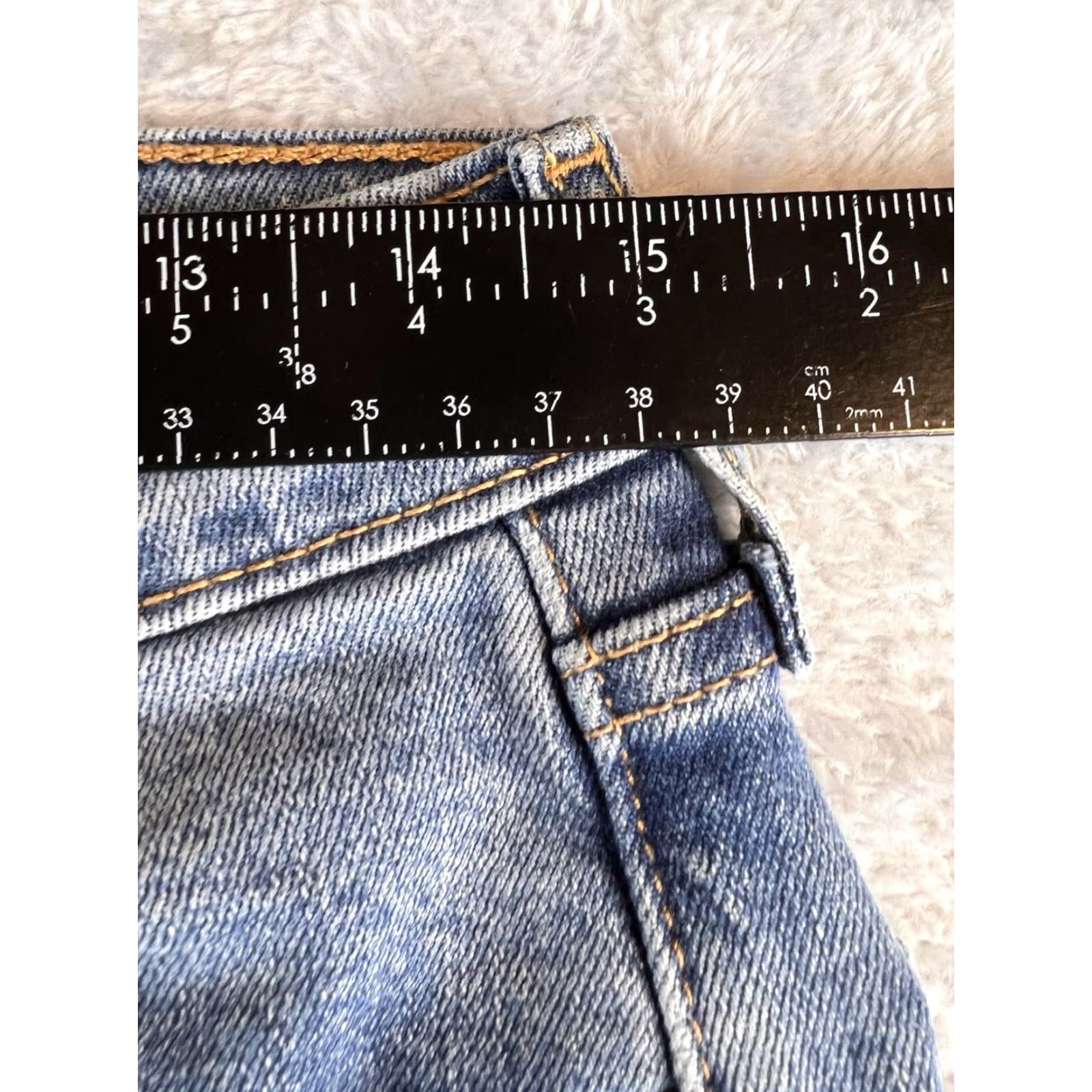 Levi's Levi's 513 Jeans Mens 30x30 Blue Slim Straight Light Wash Mid Rise Stretch Denim Pants Jeans Mens Regular Size Size US 30 / EU 46 - 3 Thumbnail