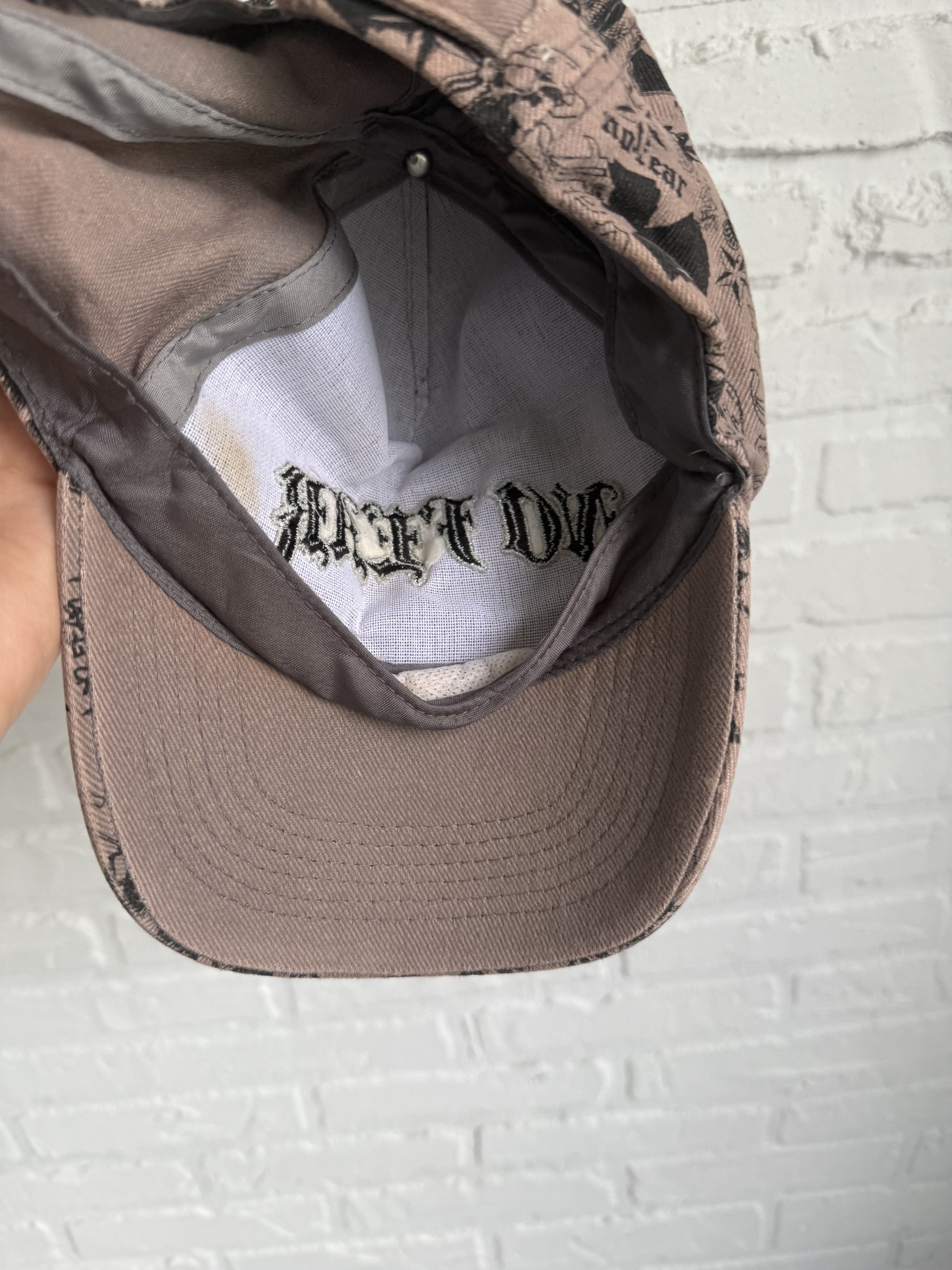 No Fear × Vintage Vintage y2k No Fear monogram skull baseball cap Size ONE SIZE - 7 Thumbnail