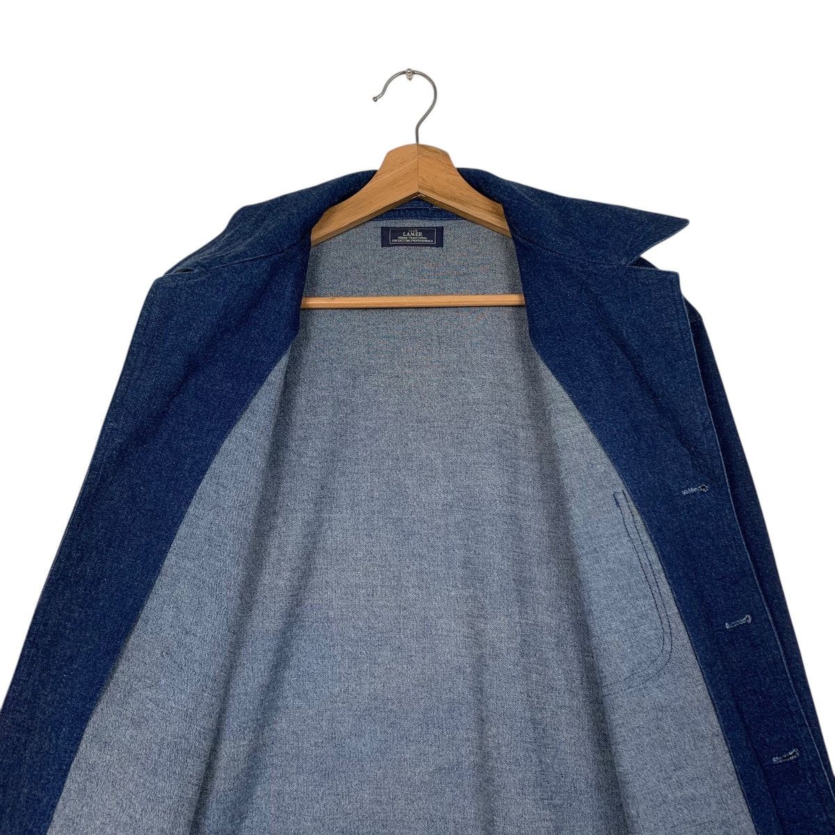 Japanese Brand Club Lamer Sashiko Indigo Denim Jacket Size US L / EU 52-54 / 3 - 12 Thumbnail