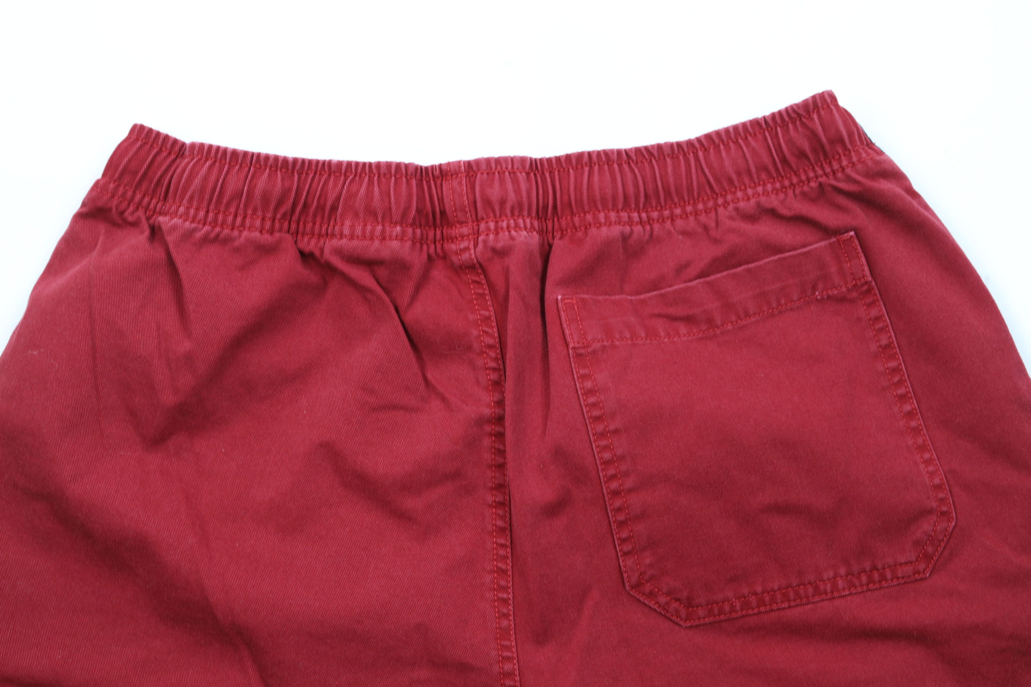 Vintage Vintage 90s Streetwear Striped Above Knee Shorts Cotton Red Size US 32 / EU 48 - 9 Thumbnail