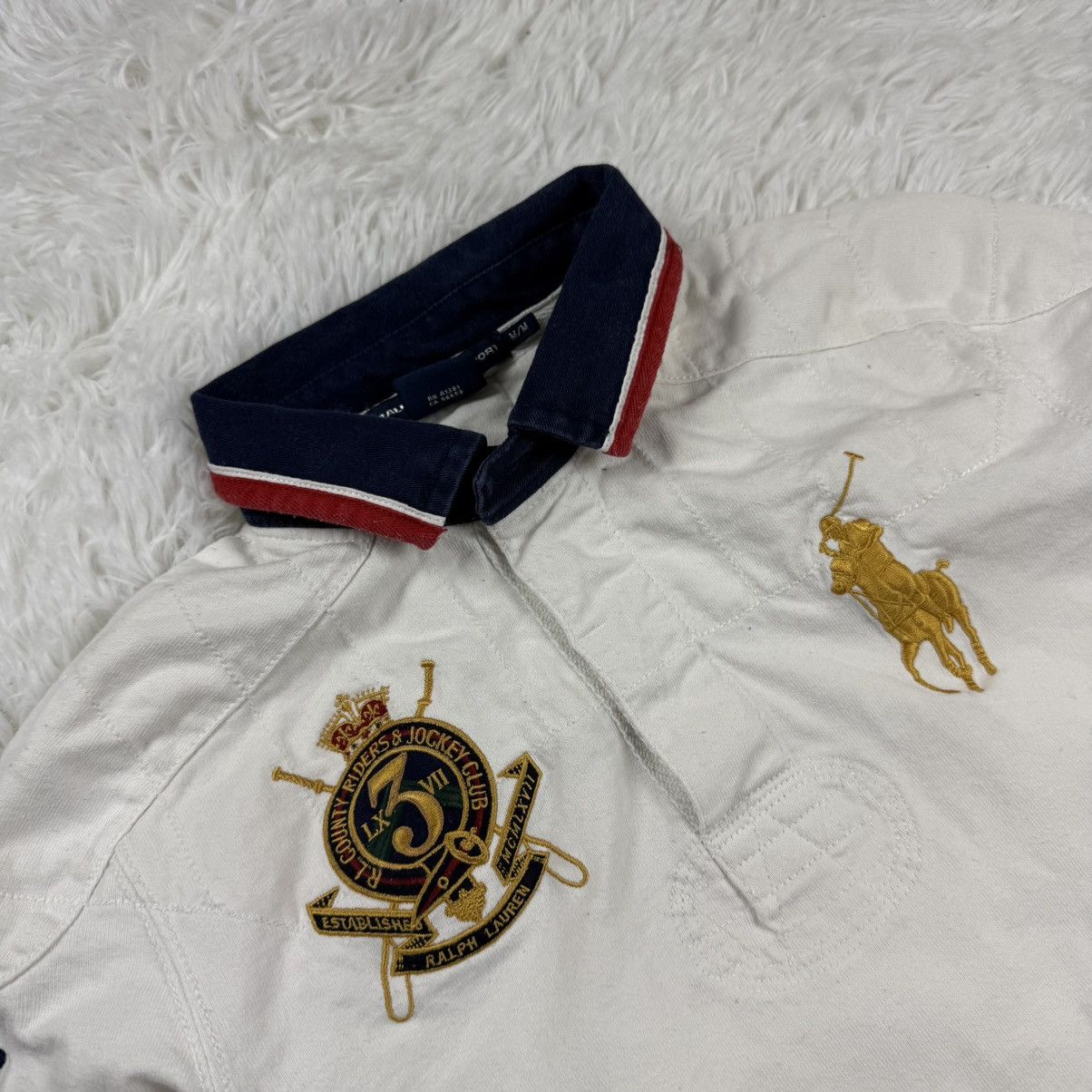 Vintage Polo Ralph Lauren Vintage Club Sweatshirt 00s Streetwear Size US S / EU 44-46 / 1 - 7 Thumbnail