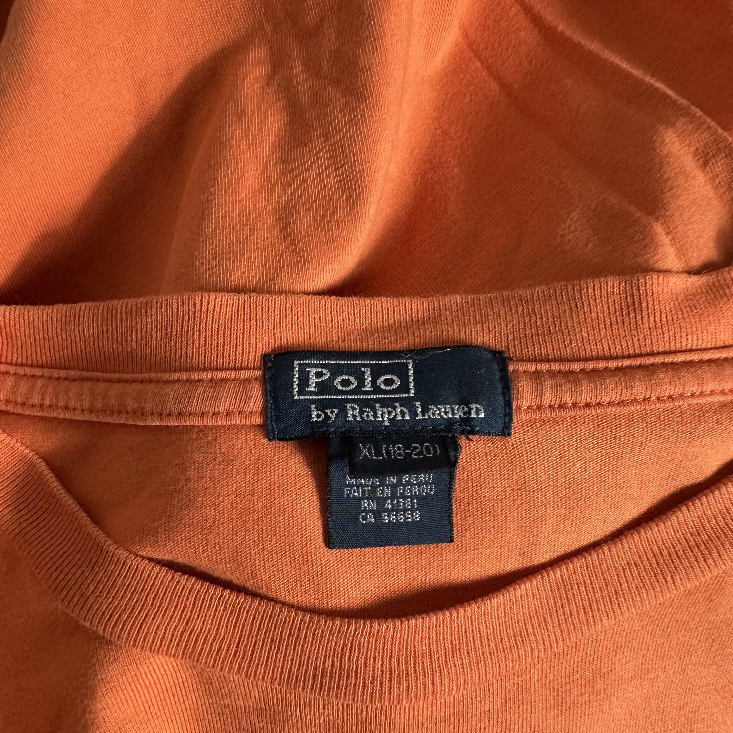 Polo Ralph Lauren 🔥RARE🔥Vintage Polo Ralph Lauren Big Print L/Sleeve T-shirt Size US XL / EU 56 / 4 - 4 Thumbnail