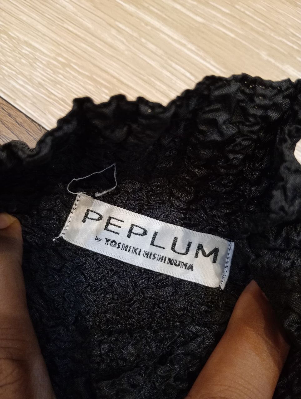Japanese Brand JAPANESE PEPLUM BY YOSHIKI HISHINUMA PLEATED TURTLE NECK Size ONE SIZE - 5 Thumbnail