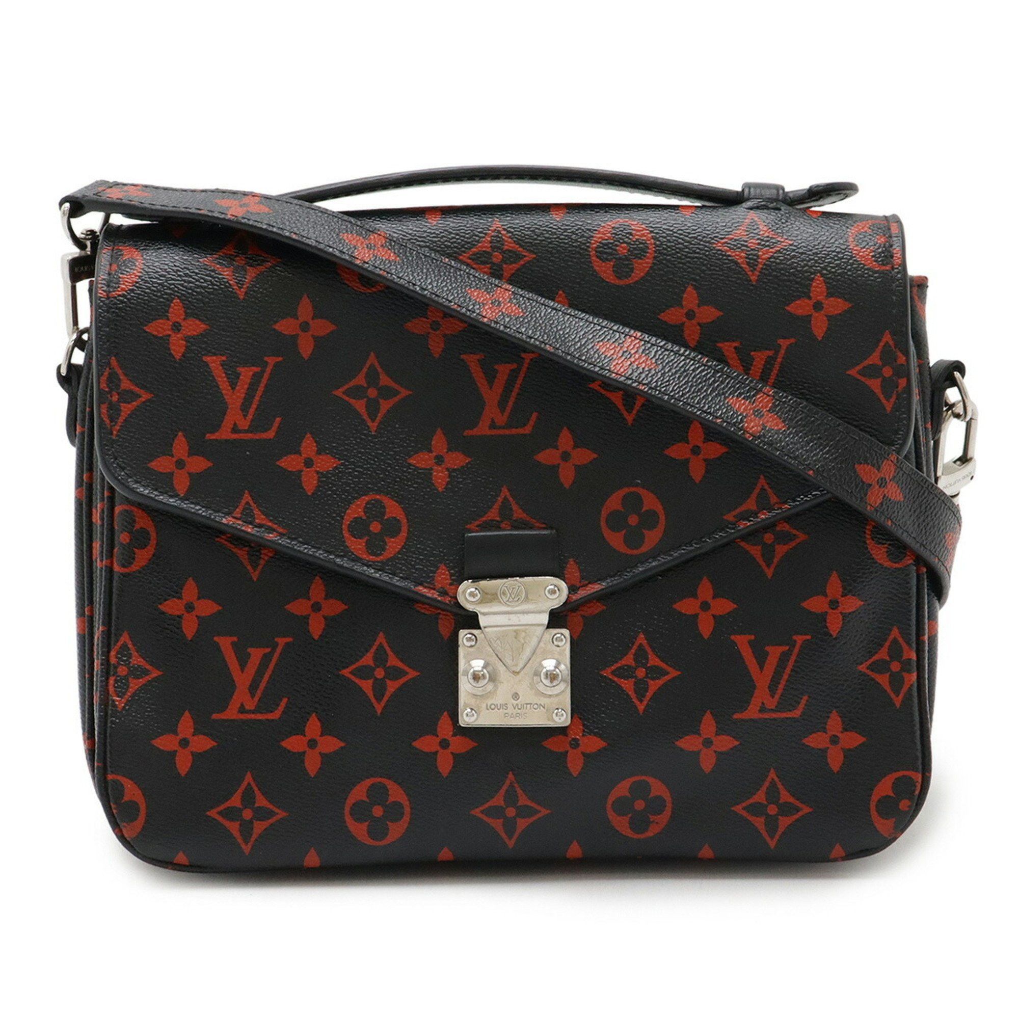 Louis Vuitton Monogram Anfla Rouge Pochette Metis MM Handbag
