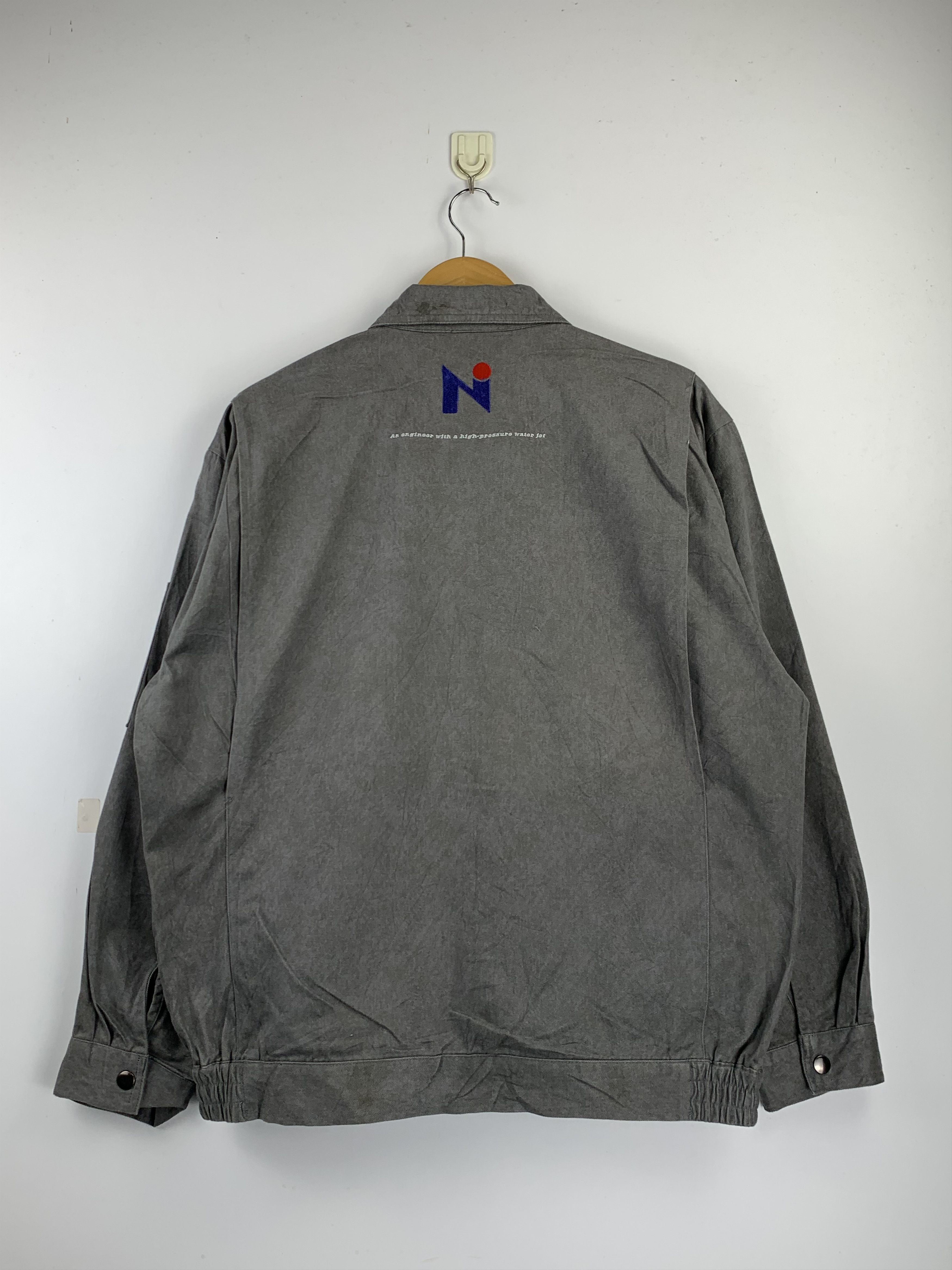 Japanese Brand Vintage Japanese Brand Workers Jacket J1536 Size US L / EU 52-54 / 3 - 3 Thumbnail