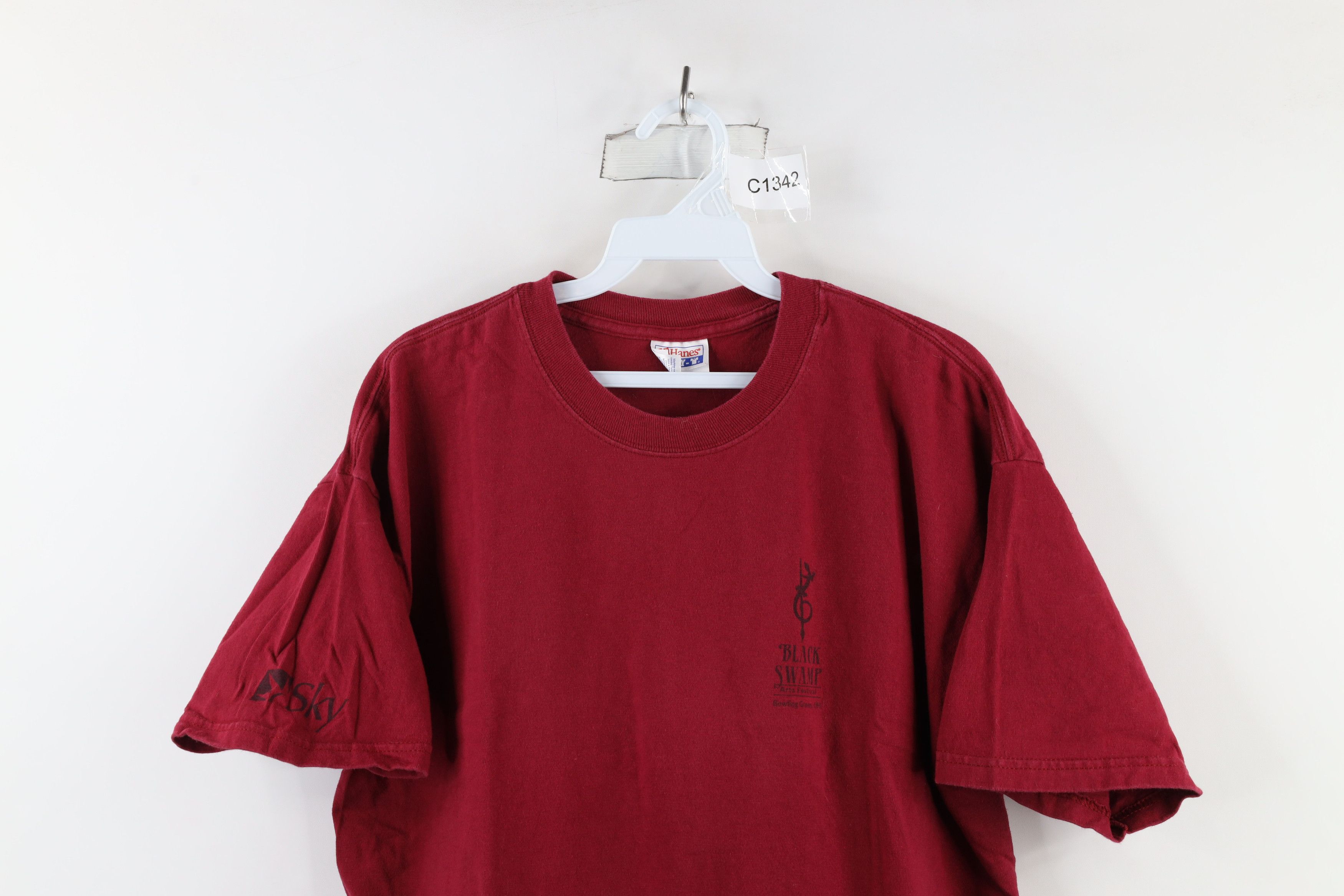 Vintage Vintage Y2K Streetwear Black Swamp Arts Festival T-Shirt Size US L / EU 52-54 / 3 - 2 Thumbnail
