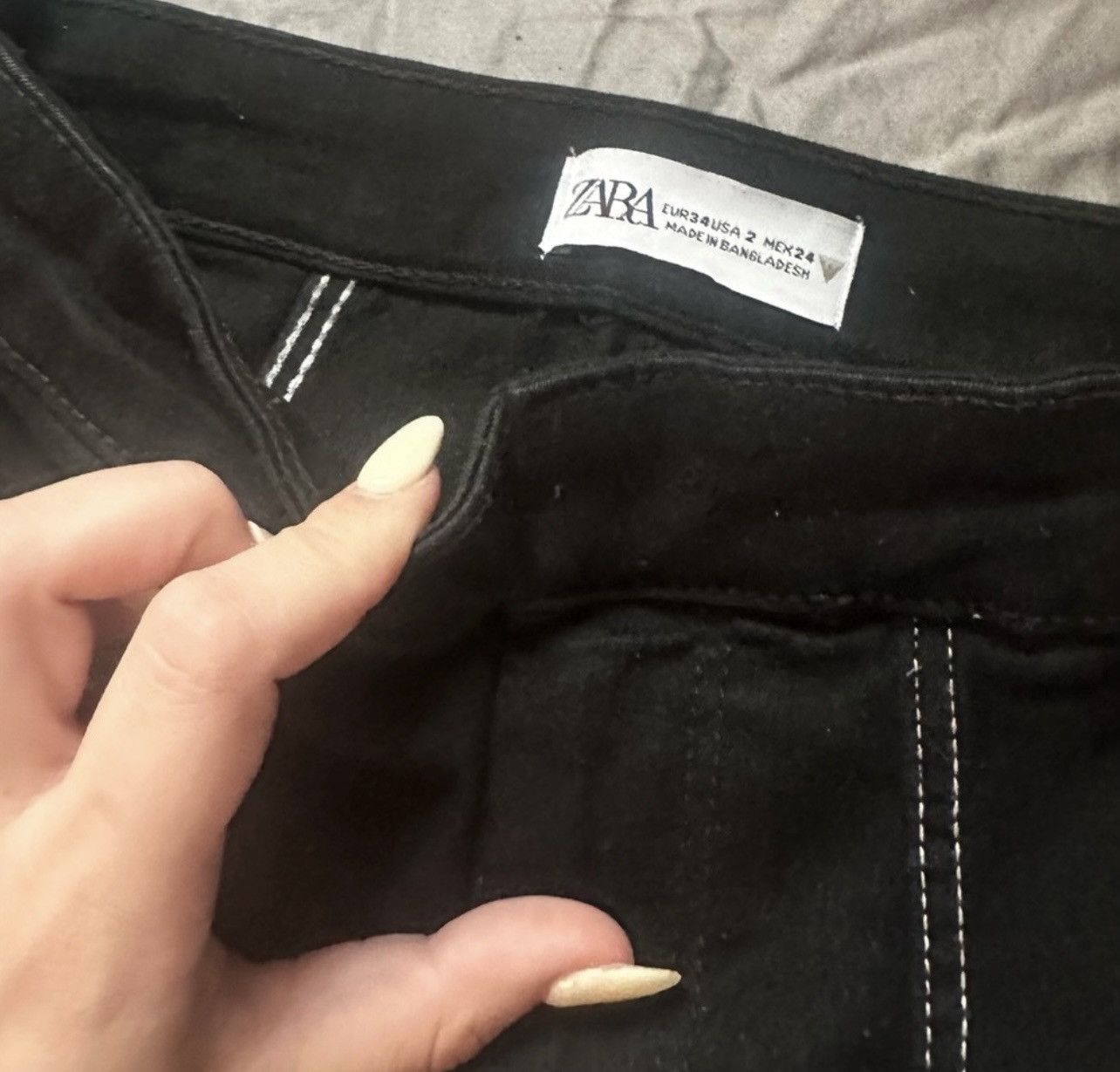 Zara Zara denim corset style top & split jeans set Size S / US 4 / IT 40 - 6 Thumbnail