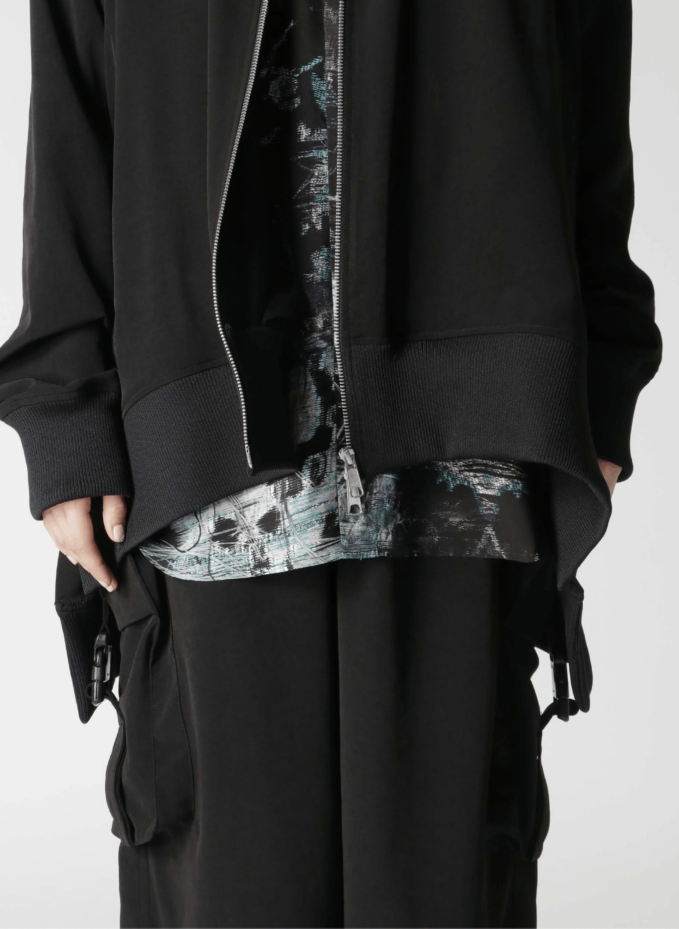 Ground Y × Yohji Yamamoto Yohji Yamamoto Ground Y - CURVED HEMLINE TRACKSUIT JACKET Size US L / EU 52-54 / 3 - 10 Thumbnail