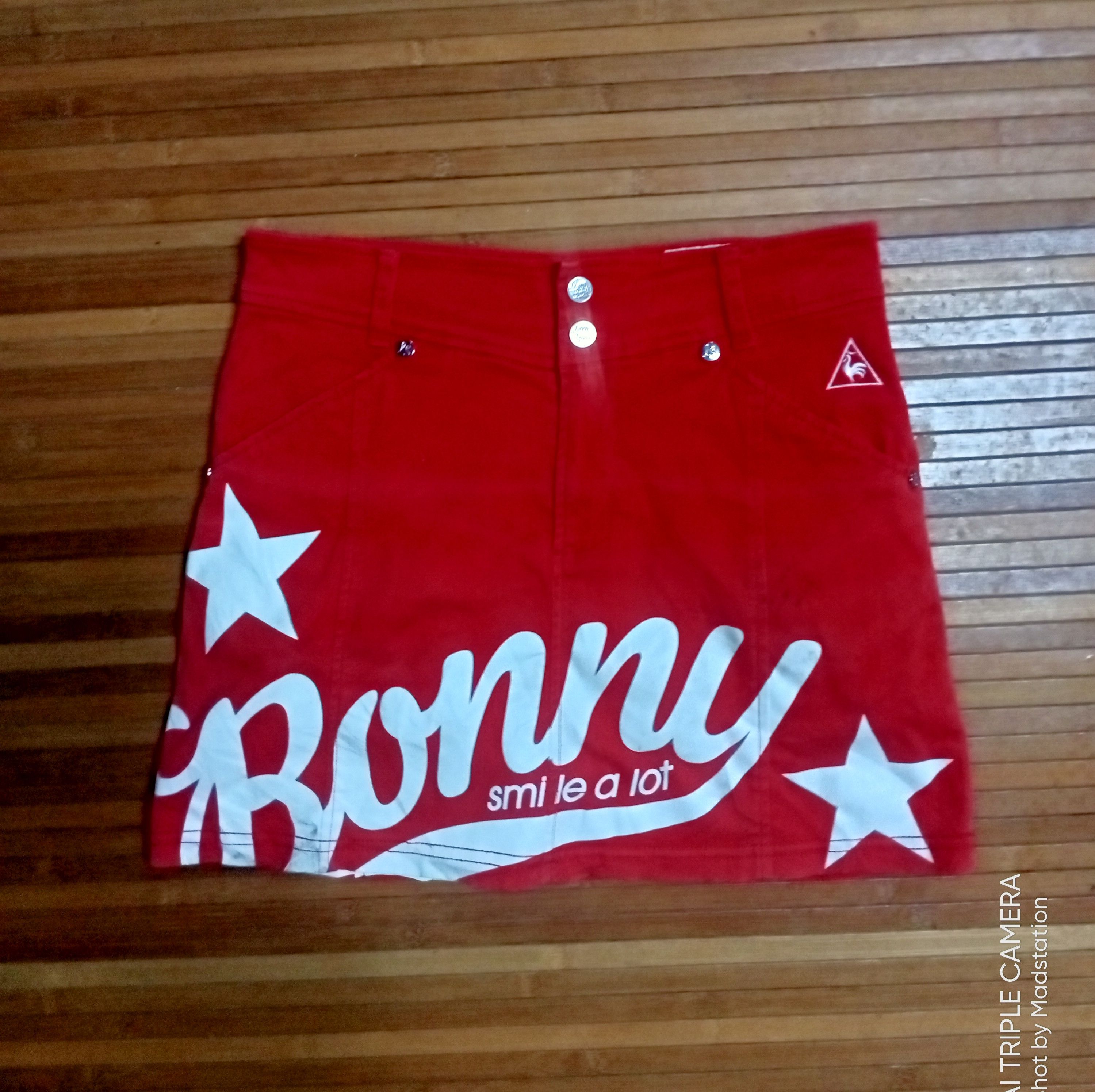 image of Avant Garde Le Coq Sportif Mini Skirt in Red, Women's (Size 29)