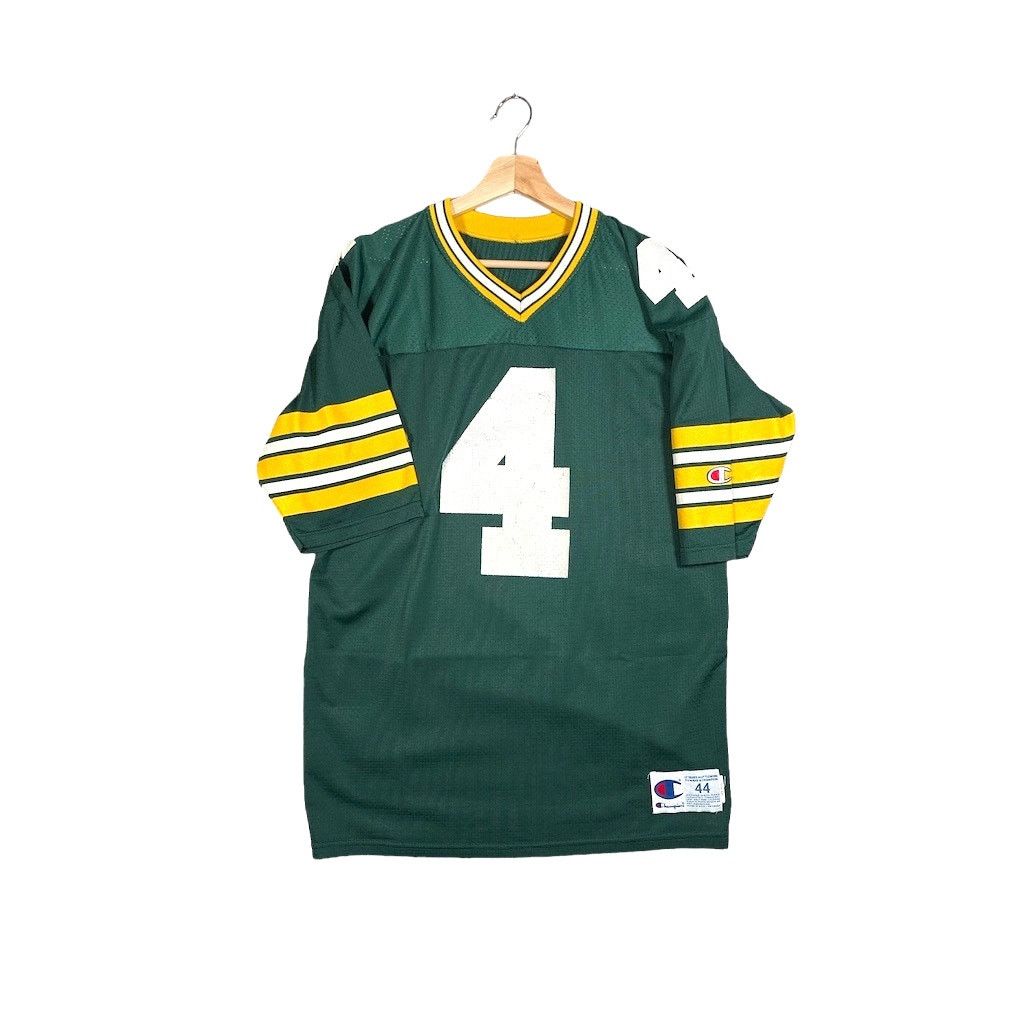 NFL × Vintage VTG 1990's Green Bay Packers Brett Farve Champion Jersey Size US L / EU 52-54 / 3 - 6 Thumbnail