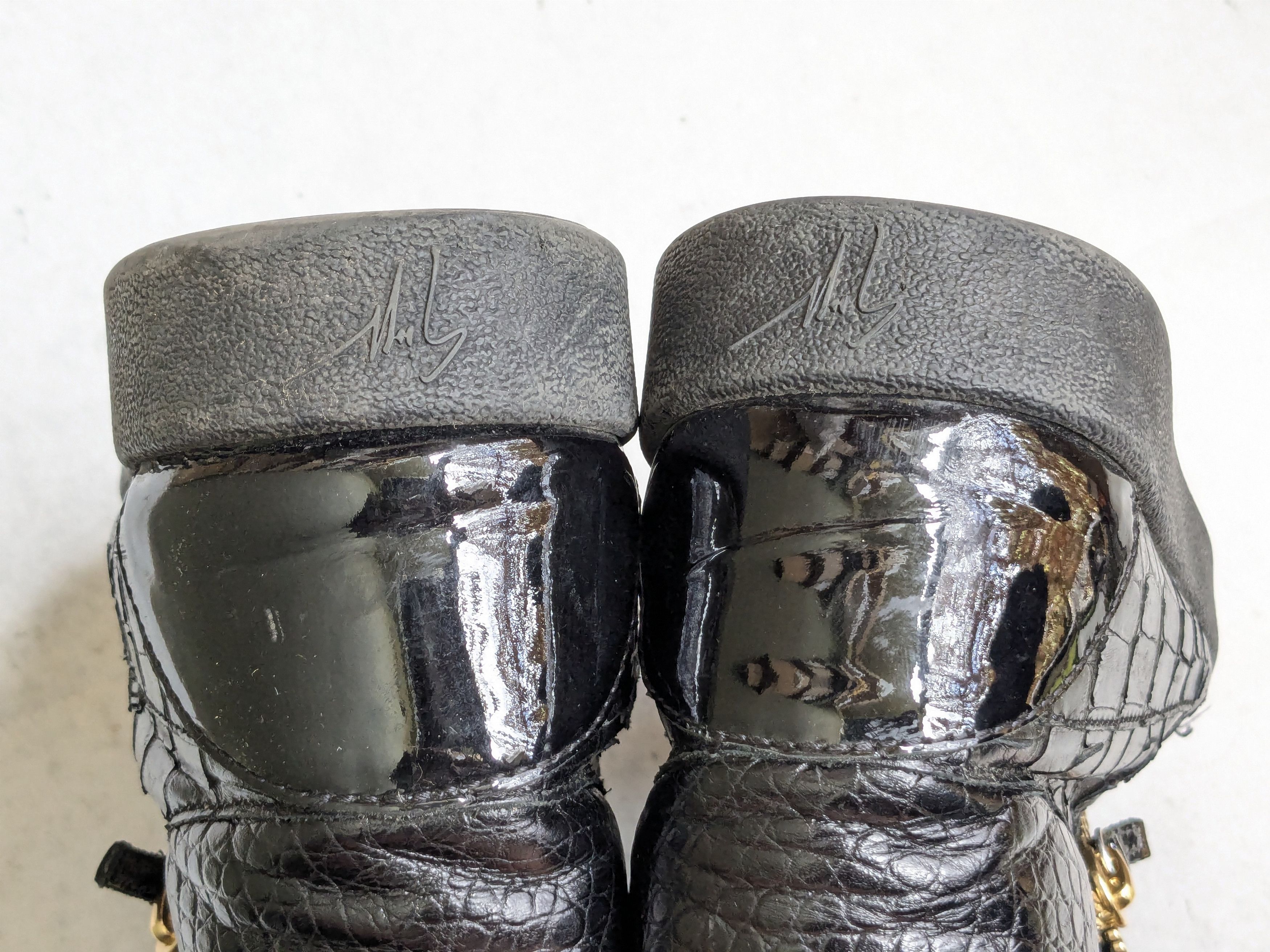 Giuseppe Zanotti Giuseppe Zanotti High Top Sneakers 13 46 Black Gold Size US 13 / EU 46 - 12 Thumbnail