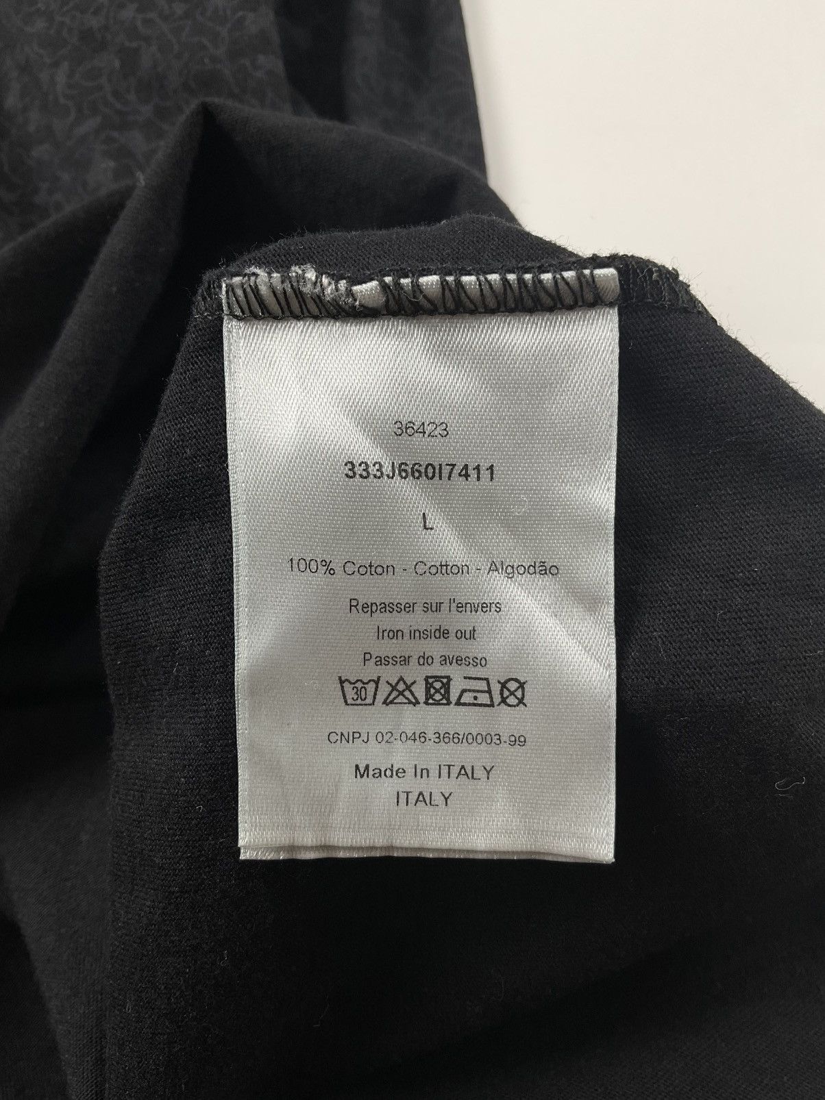 Dior Dior x Kris Van Assche S/S'13 All Over Pattern Tee Size US L / EU 52-54 / 3 - 8 Thumbnail