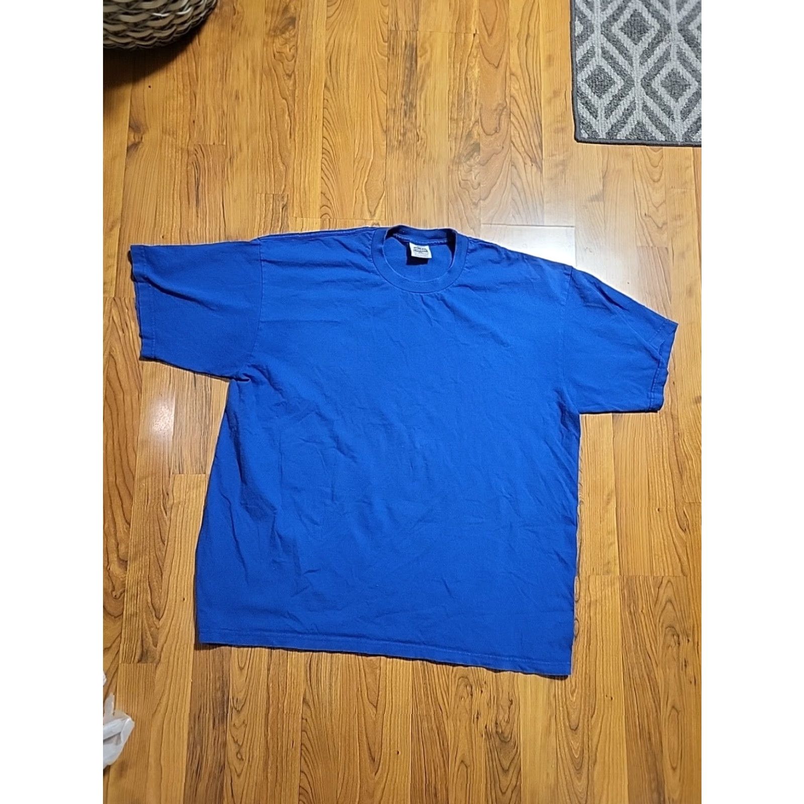 Vintage Pro 5 T-Shirt 3XL SS Royal Blue 100% Cotton Crew Neck Short Sleeve Big & Tall Mens Size US XXL / EU 58 / 5 - 3 Thumbnail