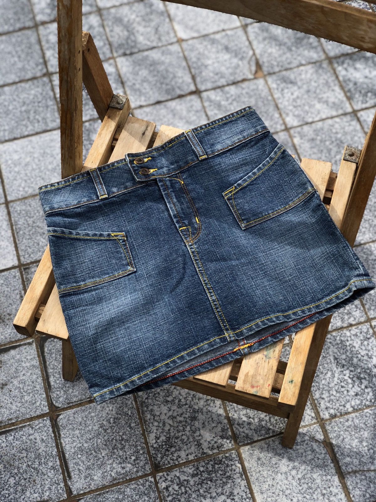 Vintage × Von Dutch Vintage Von Dutch mini skirt Y2K Size 27" / US 4 / IT 40 - 1 Thumbnail
