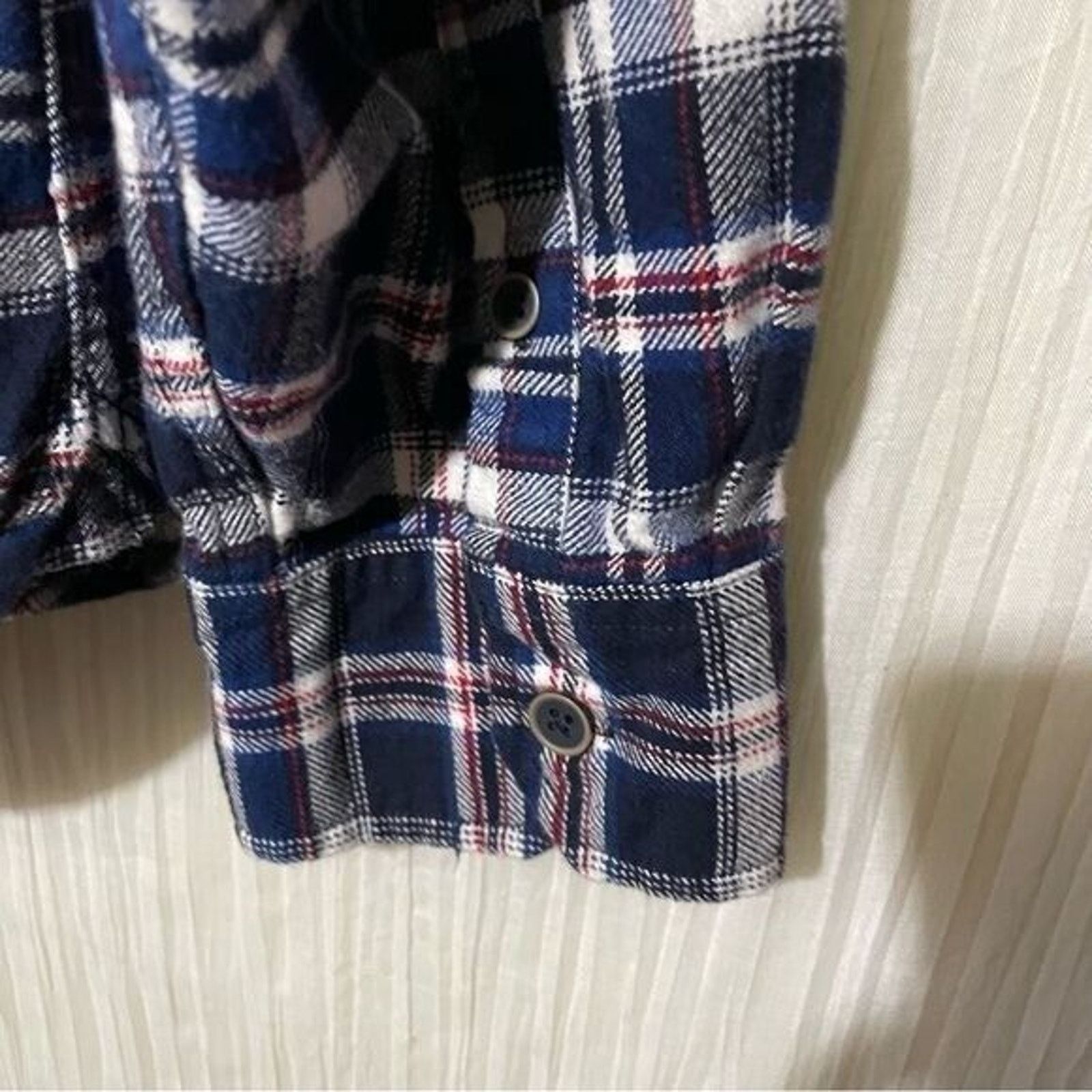 Other Jachs Brawny Mens Flannel Shirt 2X Plaid Heavyweight Size US XXL / EU 58 / 5 - 5 Thumbnail