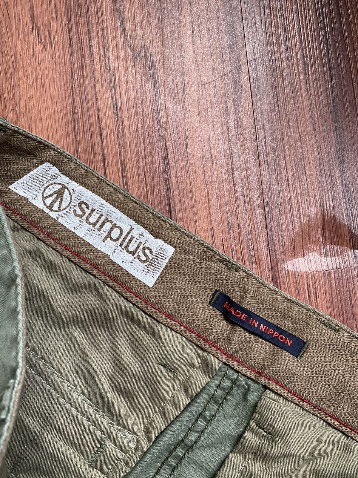 Japanese Brand Surplus Cargo Flare Pants Size US 33 - 3 Thumbnail