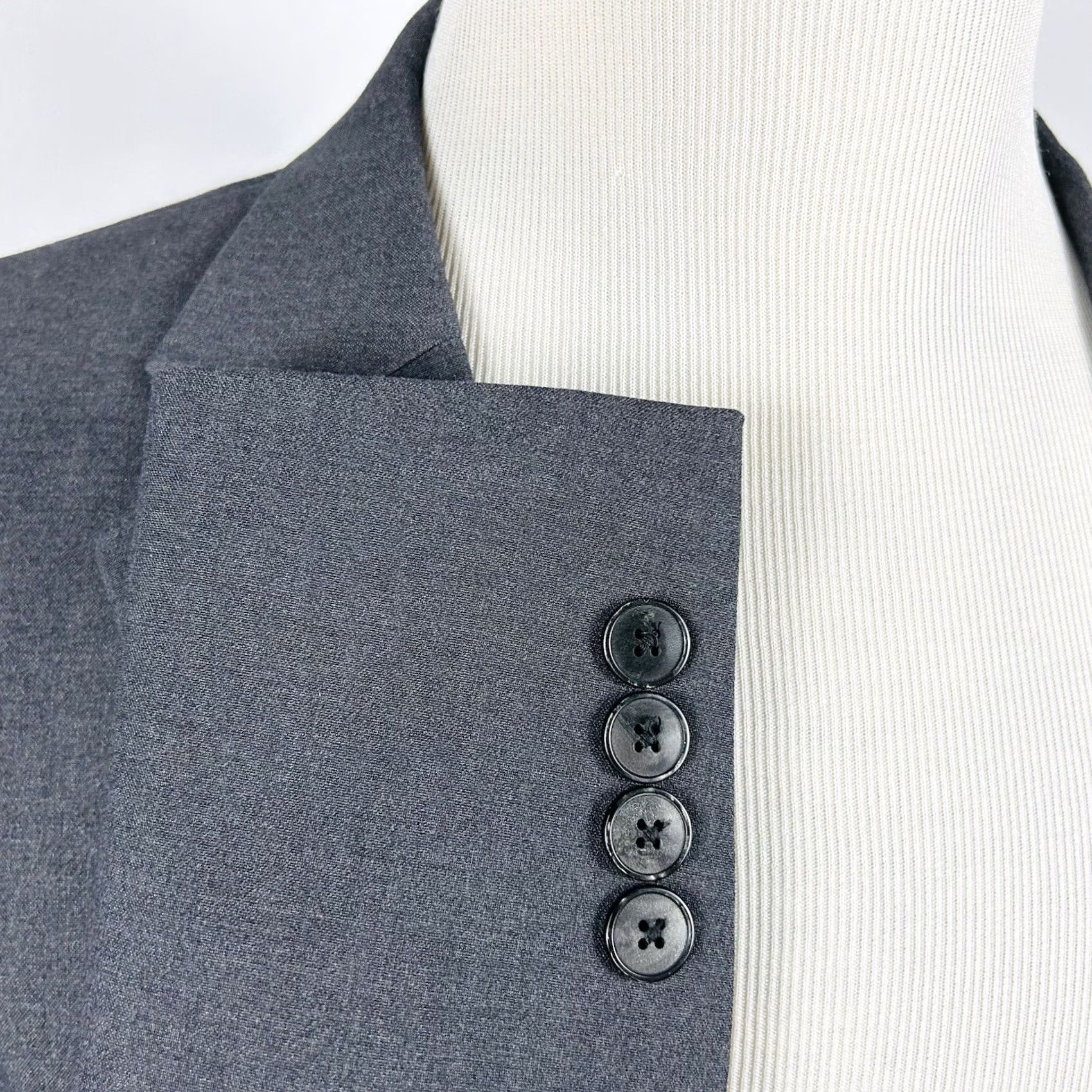 Nautica Nautica Sport Coat Gray Two Button Double Vented Poly Blend 46L Regular Long Jacket Mens Shirt? Size US XS / EU 42 / 0 - 5 Thumbnail