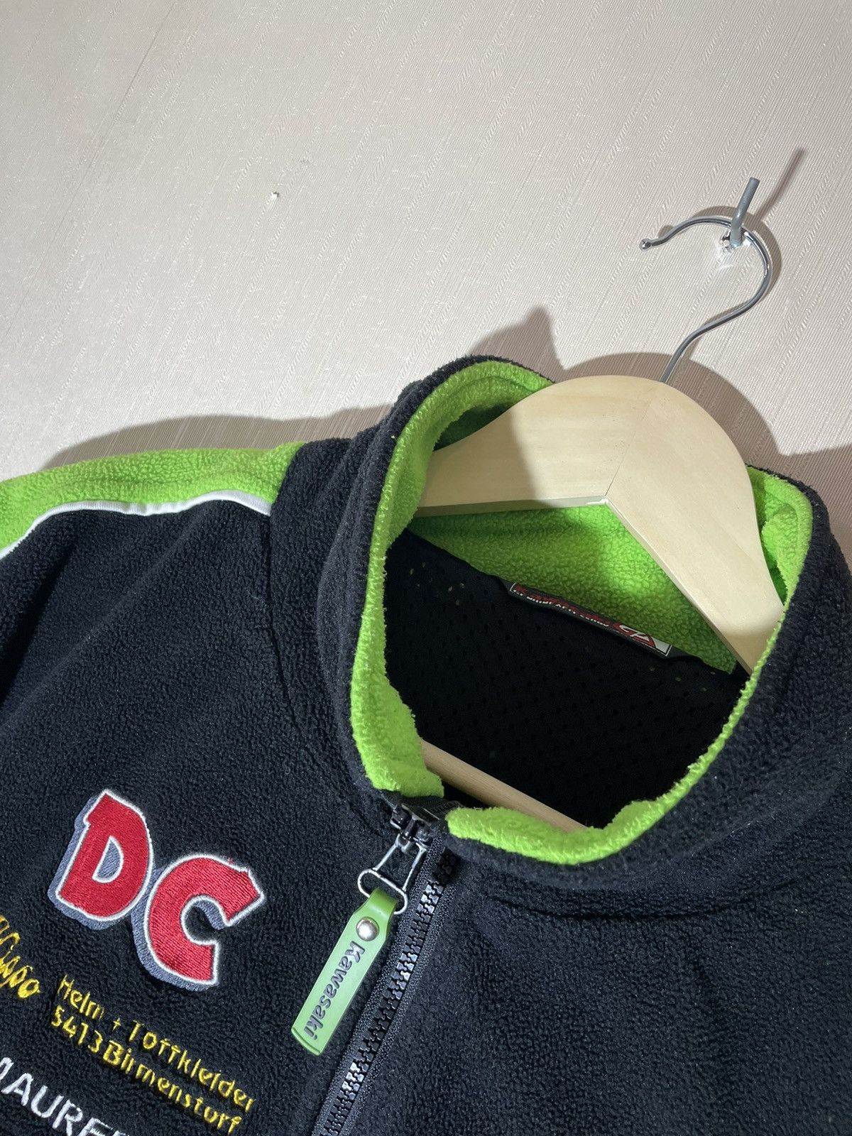 Vintage Kawasaki racing vintage racing fleece jacket Size US XL / EU 56 / 4 - 6 Thumbnail