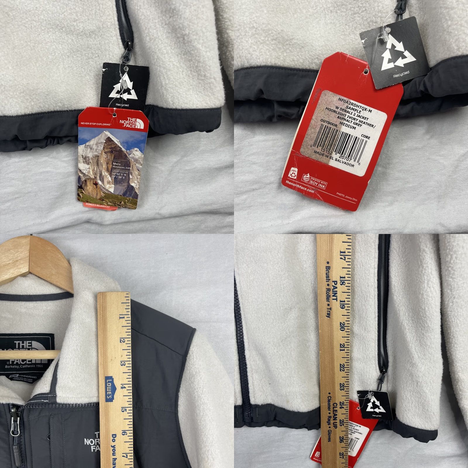 The North Face The North Face Denali Jacket Womens M Black Full Zip Polartec Fleece Size M / US 6-8 / IT 42-44 - 8 Thumbnail
