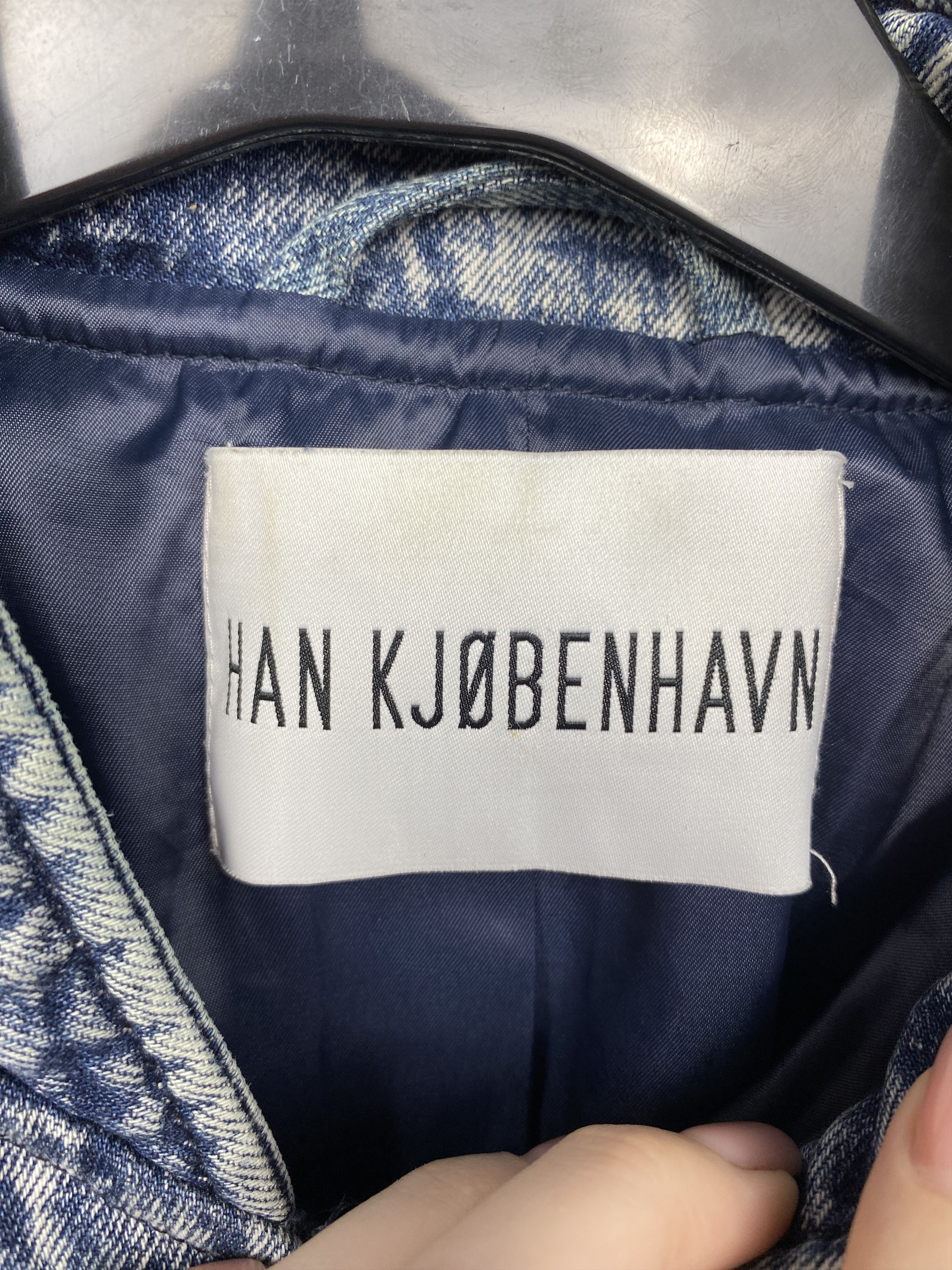 Han Kjobenhavn Han Kjobenhavn Mens Washed Denim Jacket Size US M / EU 48-50 / 2 - 3 Thumbnail
