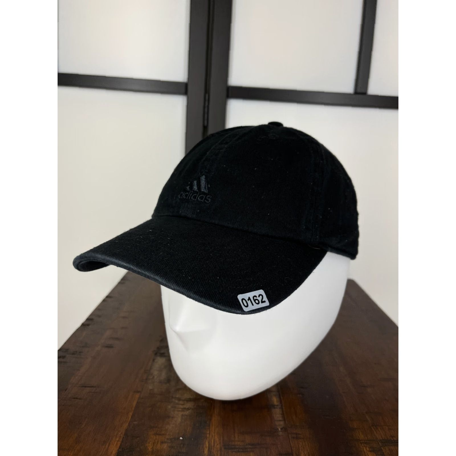 Adidas Adidas Hat Cap Strap Back Adult One Size Black Logo 100% Cotton Aeroready Twill Size ONE SIZE - 4 Thumbnail