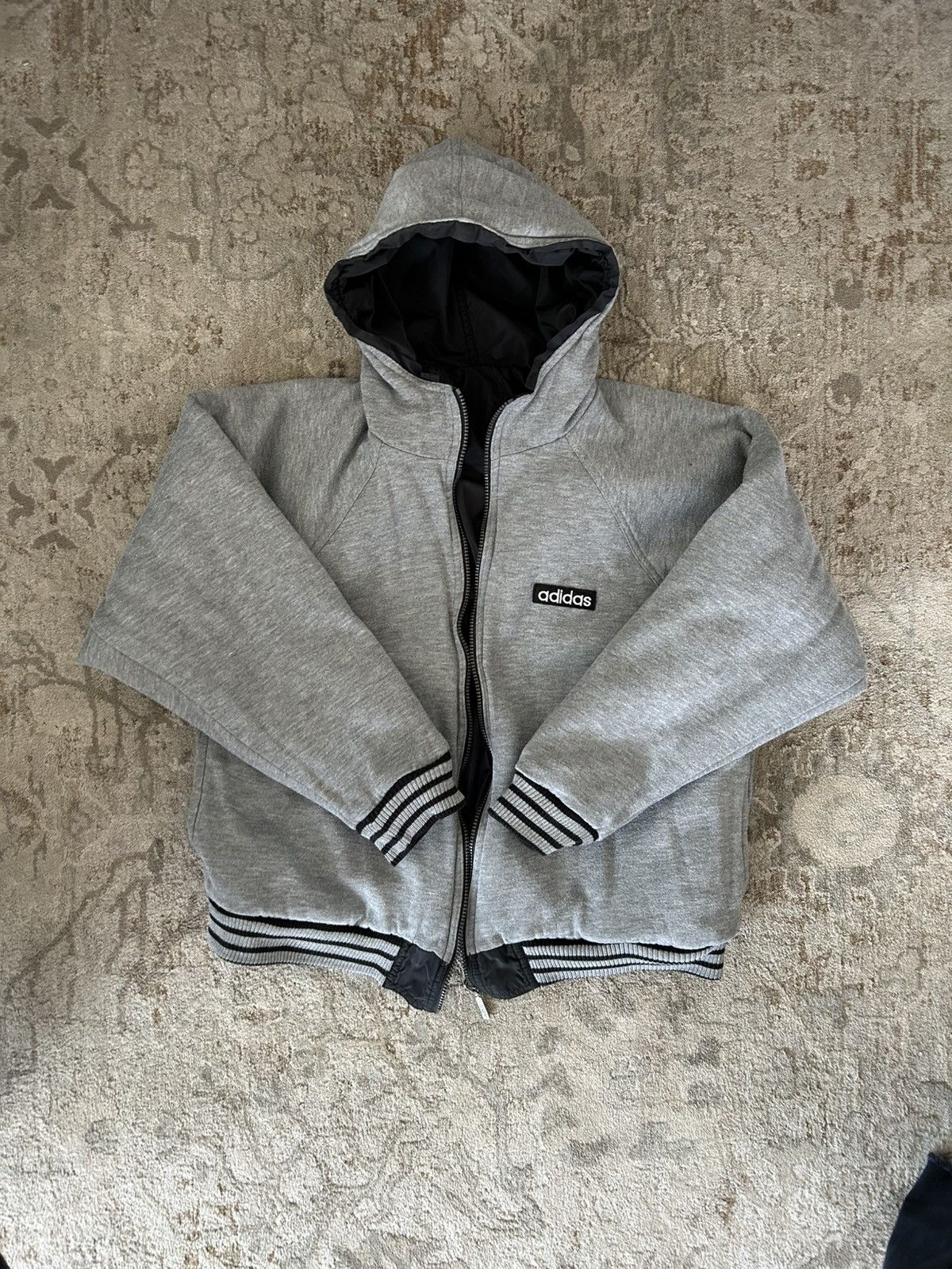 Adidas × Vintage 1990s Adidas reversible zip-up Size US M / EU 48-50 / 2 - 4 Thumbnail
