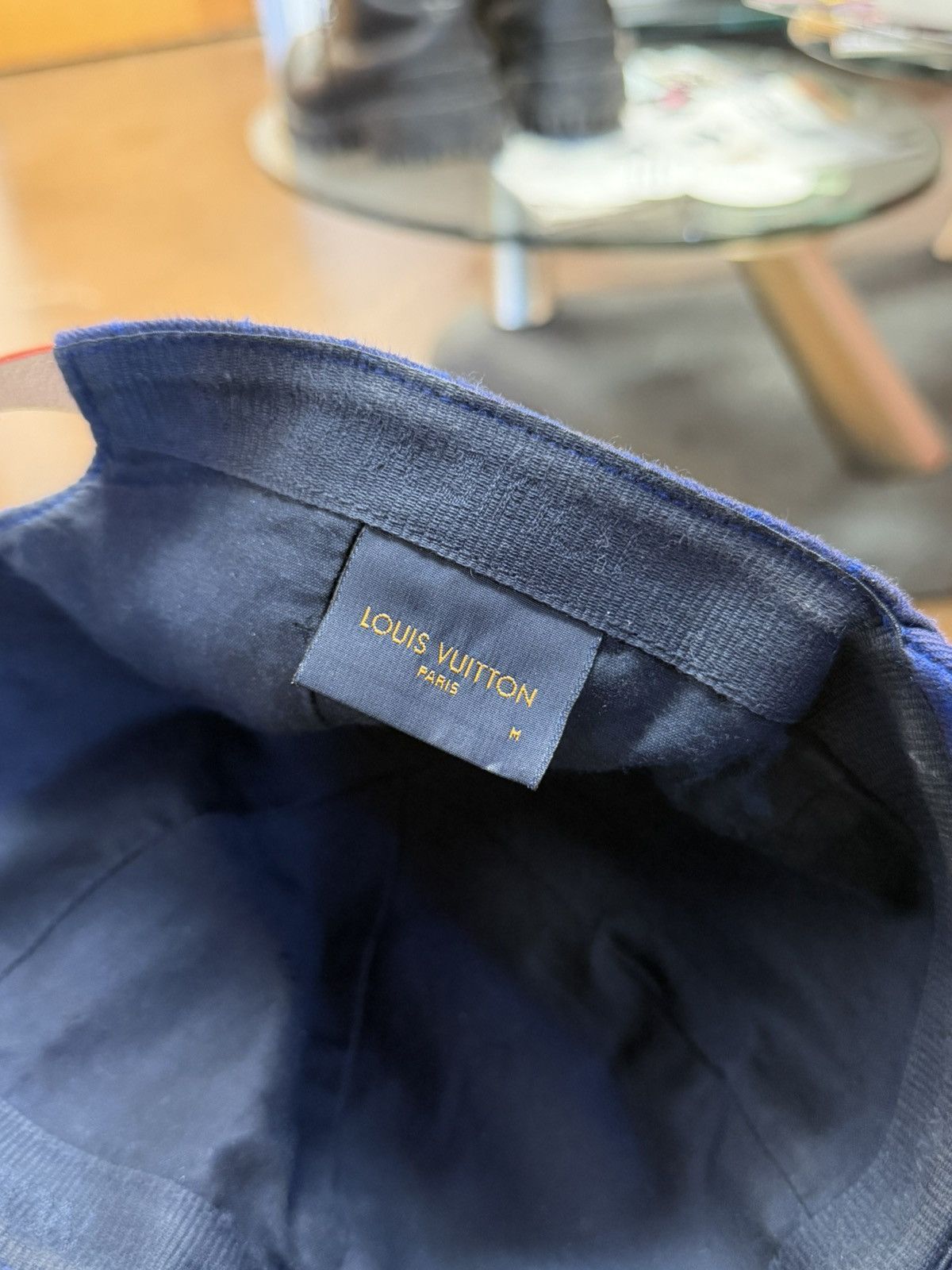 Louis Vuitton Louis Vuitton Blue Monogram Essential Cap Size ONE SIZE - 5 Thumbnail