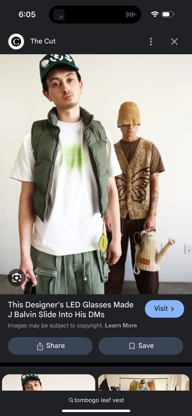 TOMBOGO Leaf vest Size US XL / EU 56 / 4 - 8 Thumbnail
