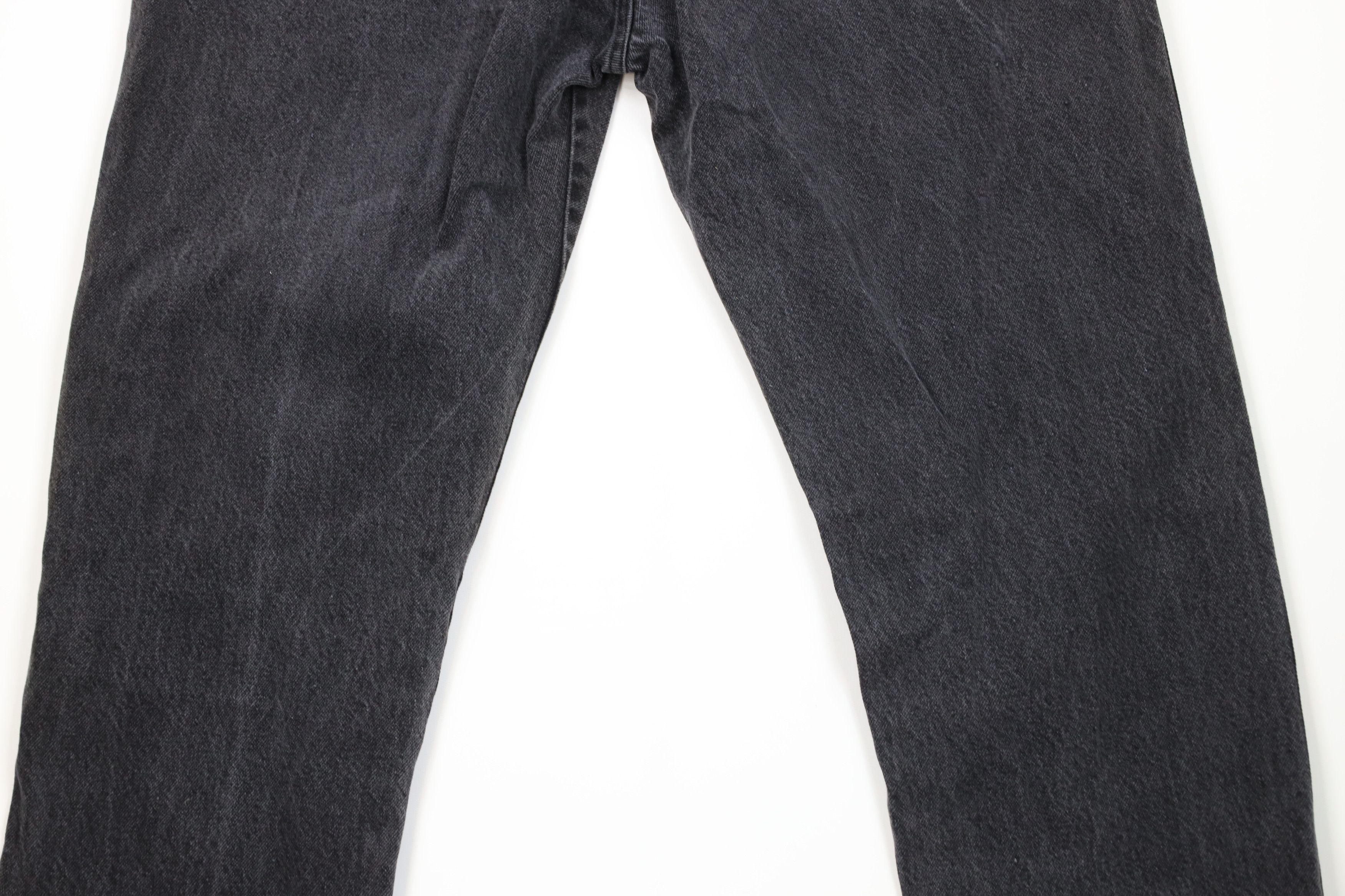 Vintage Vintage 90s Y2K Streetwear Straight Leg Denim Jeans Black Size US 40 / EU 56 - 10 Thumbnail