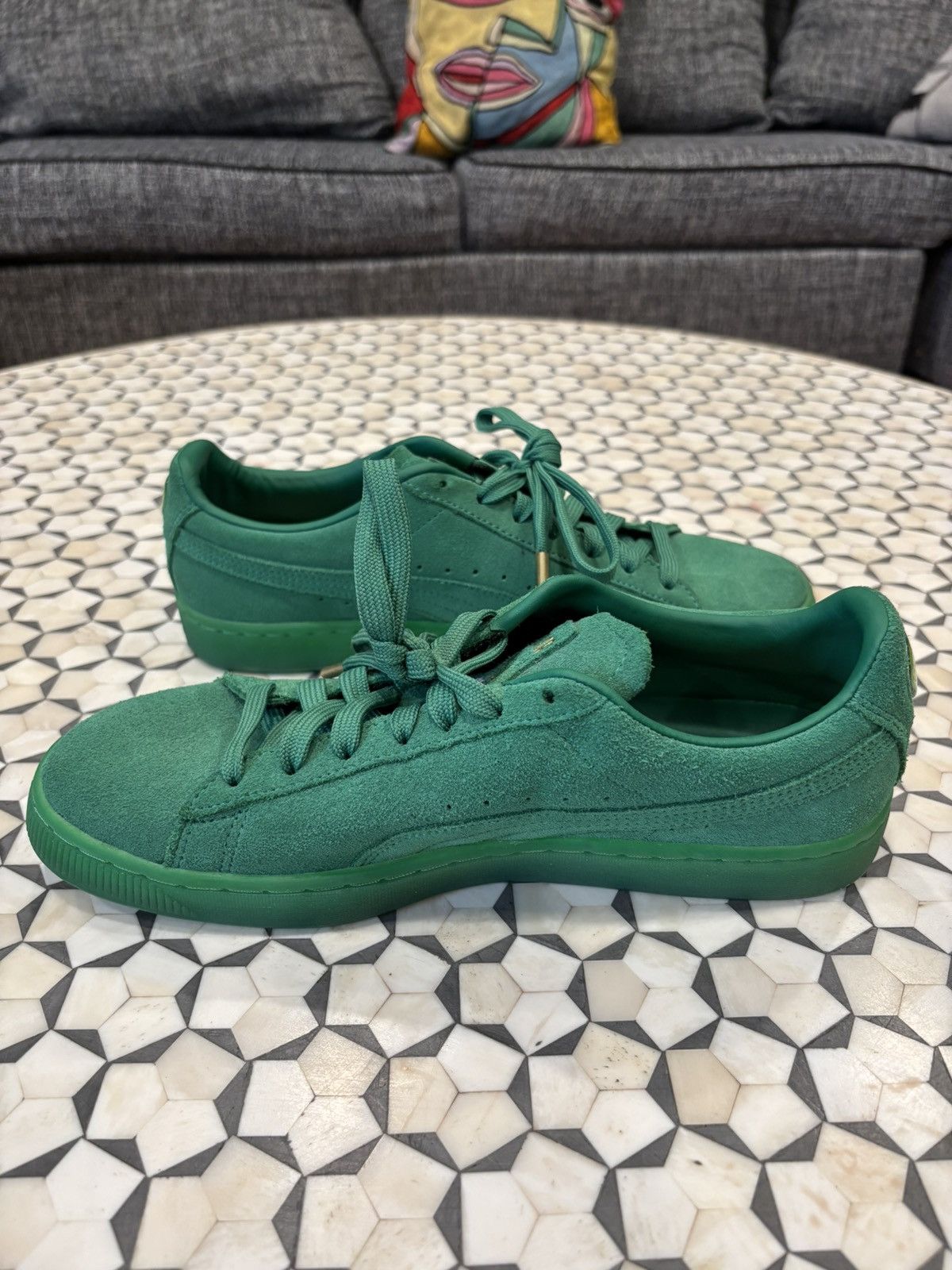 Puma PUMA X HARIBO Suede 'Amazon Green' Size US 8.5 / EU 41-42 - 3 Thumbnail