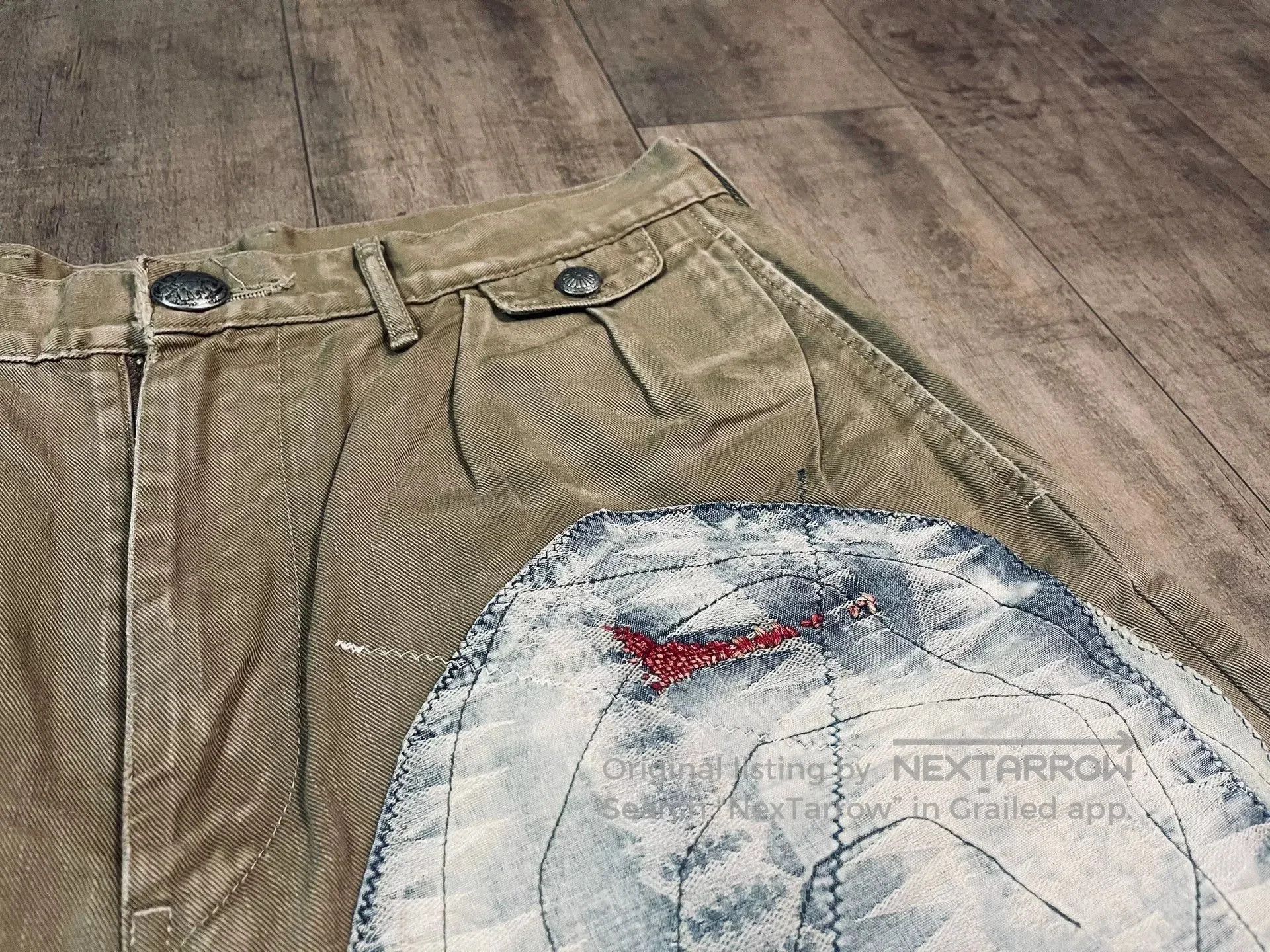 Kapital Kapital Vintage Patchwork Casual Shorts. Size US 34 / EU 50 - 2 Thumbnail