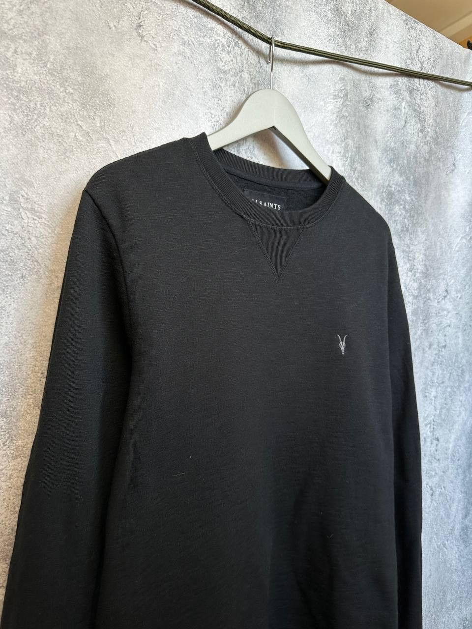 Allsaints ALLSAINTS Wilde Crew Black Sweatshirt LS Oversized Jumper Size US S / EU 44-46 / 1 - 4 Thumbnail