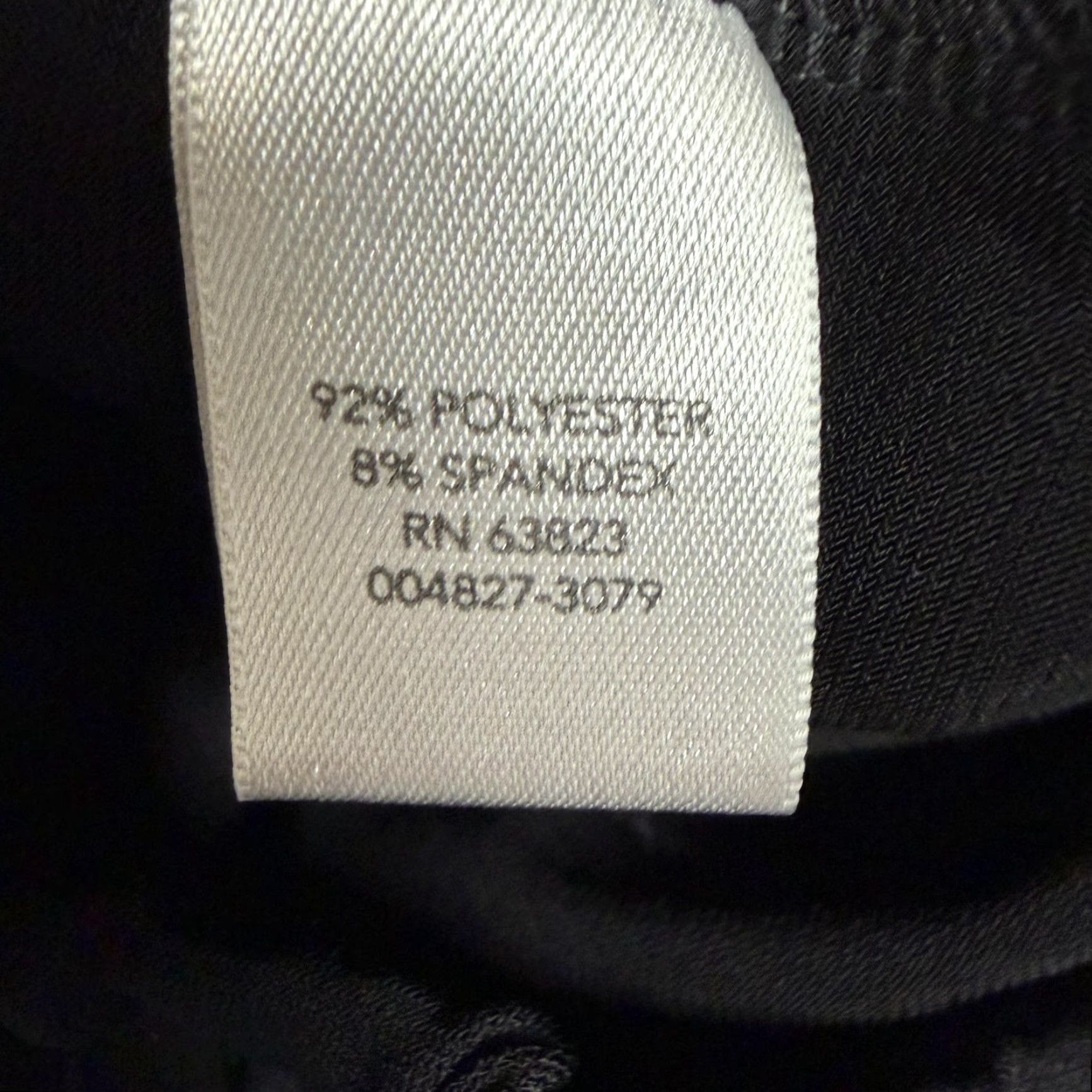 Vintage CJ Banks Dress Pants Womens 2X Black Jersey Knit Wide-Leg Pull On Polyester Spandex Casual Pants Womens Plus Size 2X Black Wide Leg Pants Size XXL / US 16-18 / IT 52-54 - 7 Thumbnail