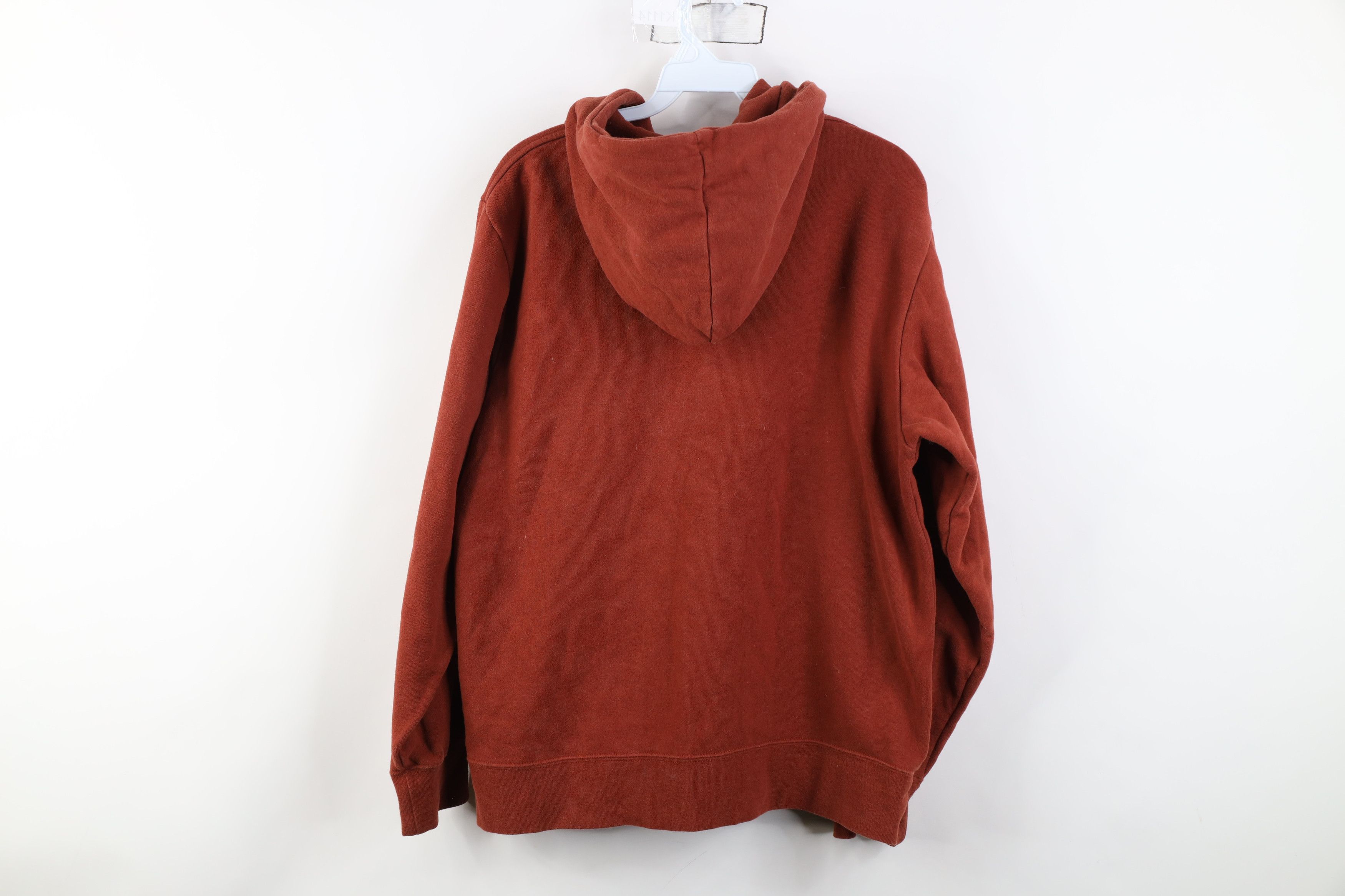 The North Face Vintage Y2K The North Face Logo Heavy Full Zip Hoodie Rust Size US S / EU 44-46 / 1 - 12 Thumbnail