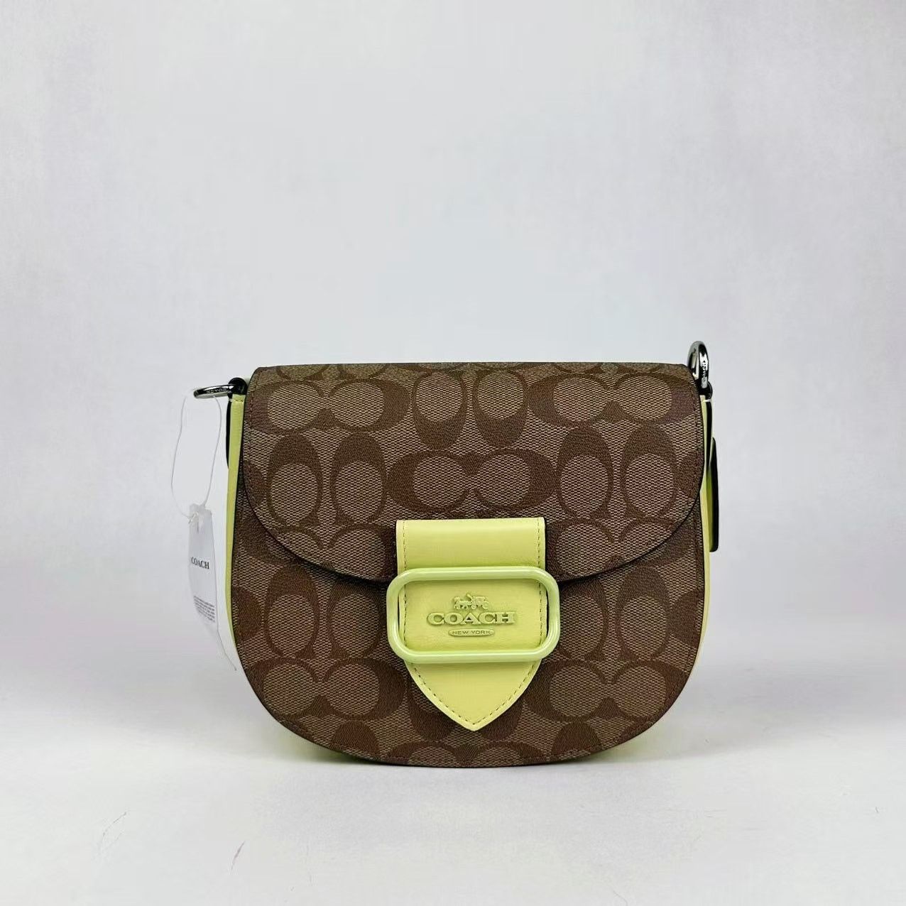 Coach COACH CJ615 Morgan Saddle Bag In Signature Canvas Size ONE SIZE - 8 Thumbnail