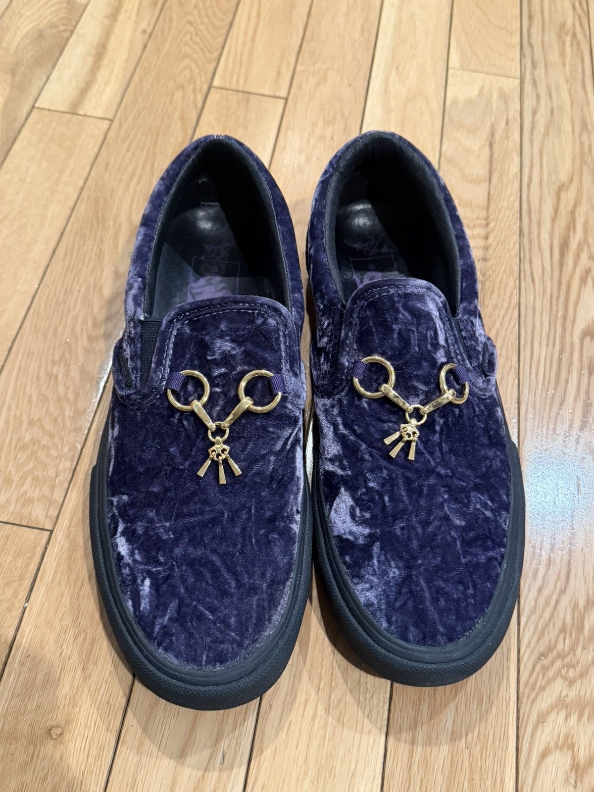 Needles × Vans Needles Vans Crush Velour Purple Slip-On Size 9 Size US 9 / EU 42 - 4 Thumbnail