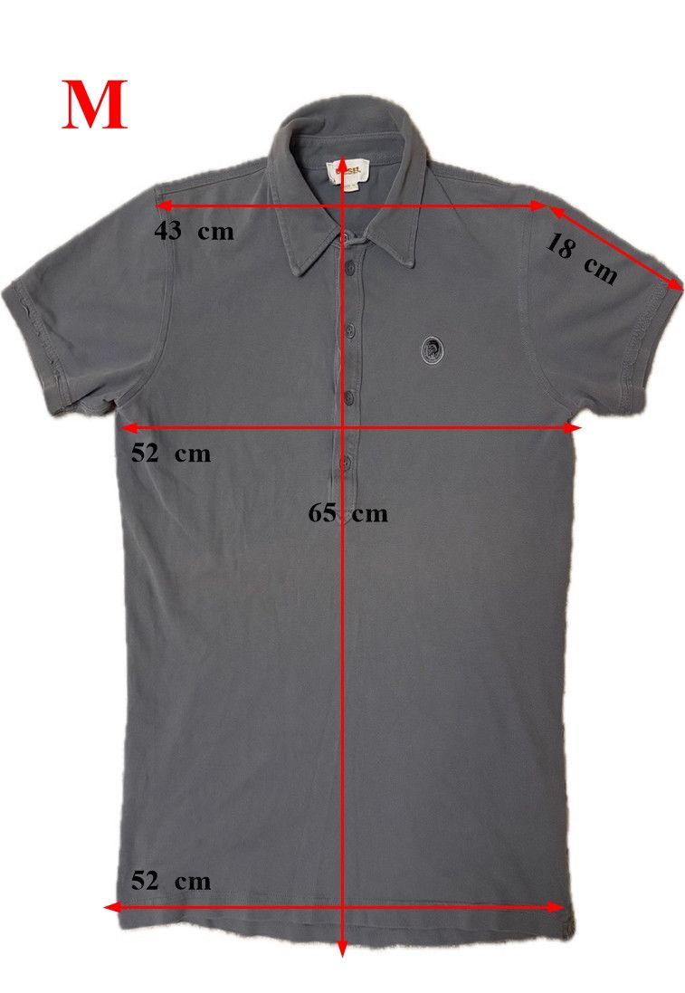 Diesel Diesel Vintage Y2K 2000s Logo T-Shirt in Grey, Size M Size US M / EU 48-50 / 2 - 2 Thumbnail