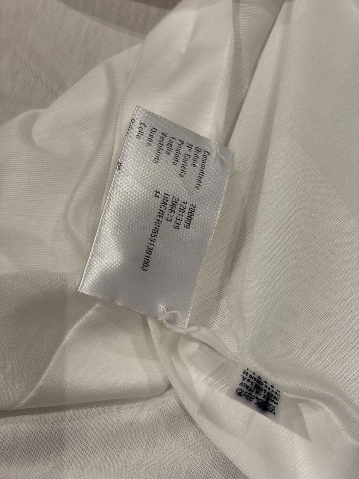 Kiton Kiton White Cotton Dress Shirt Size US XL / EU 56 / 4 - 7 Thumbnail