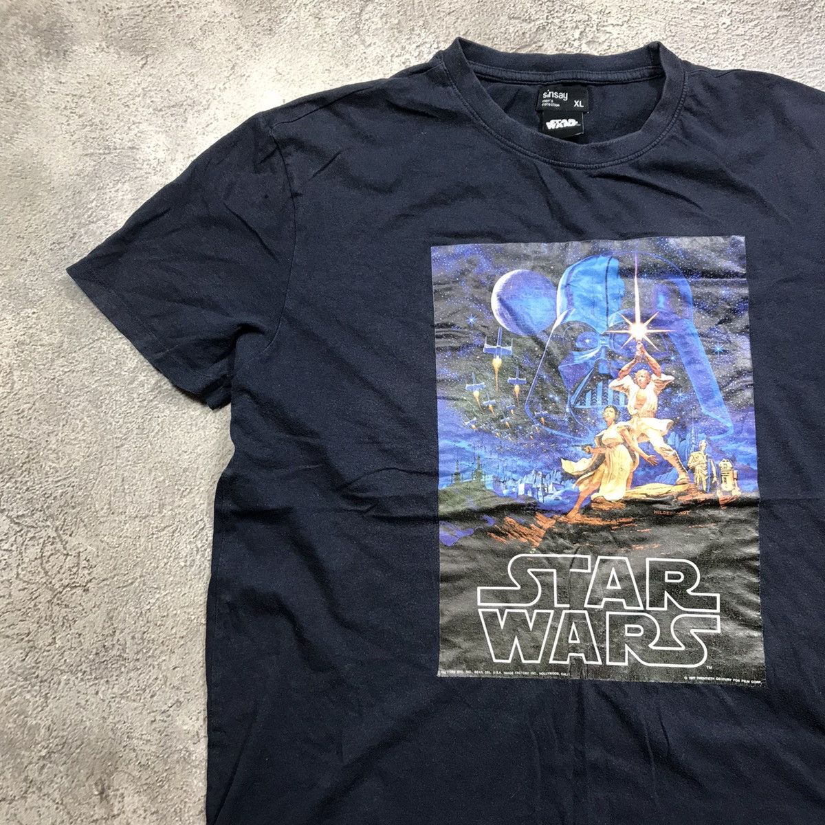Vintage Vintage 90s Star Wars Sun Faded Graphic Tee Streetwear XL Size US XL / EU 56 / 4 - 2 Thumbnail