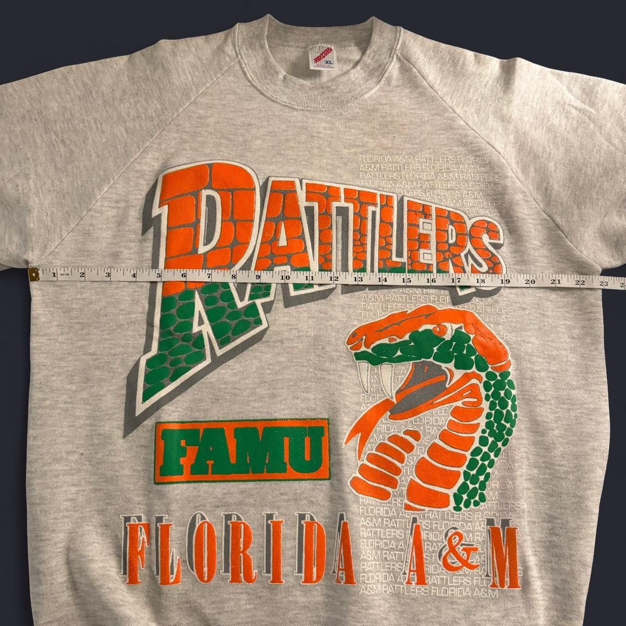 Vintage Vintage 1990s Deadstock FAMU Rattlers HBCU Crewneck Size US XL / EU 56 / 4 - 7 Thumbnail