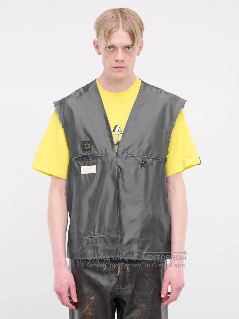 Martine Rose Martine Rose Silk silver satin ball destruction mustache d Size US XS / EU 42 / 0 - 6 Thumbnail